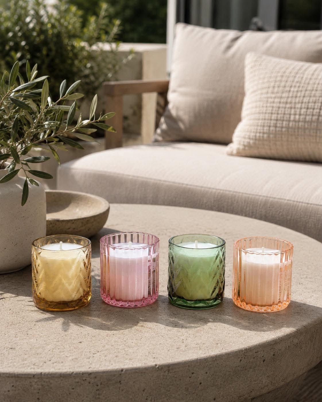 Citronella-lys i glass - Color Mix - Image 3