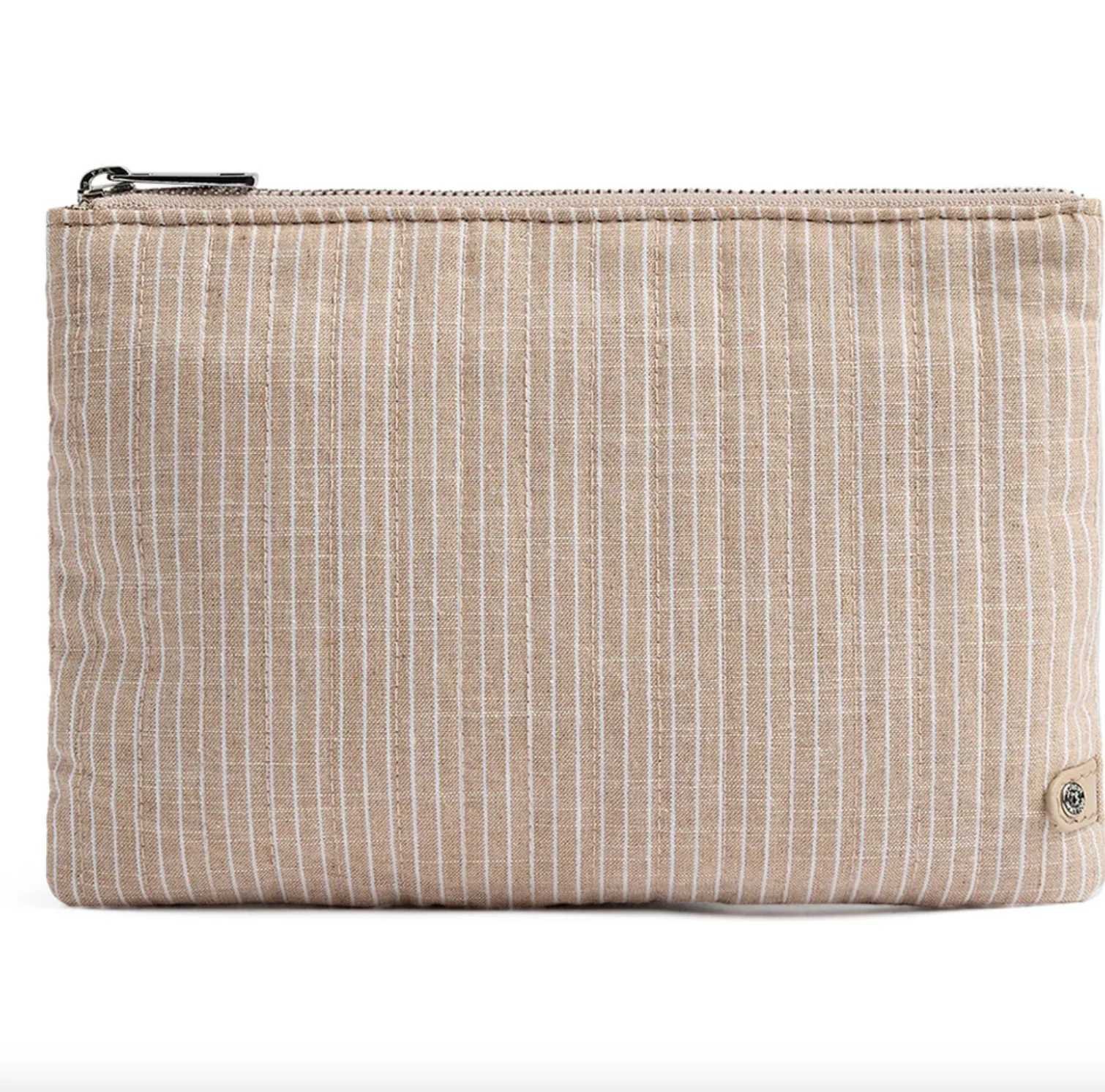 Clutch - Beige Stripe