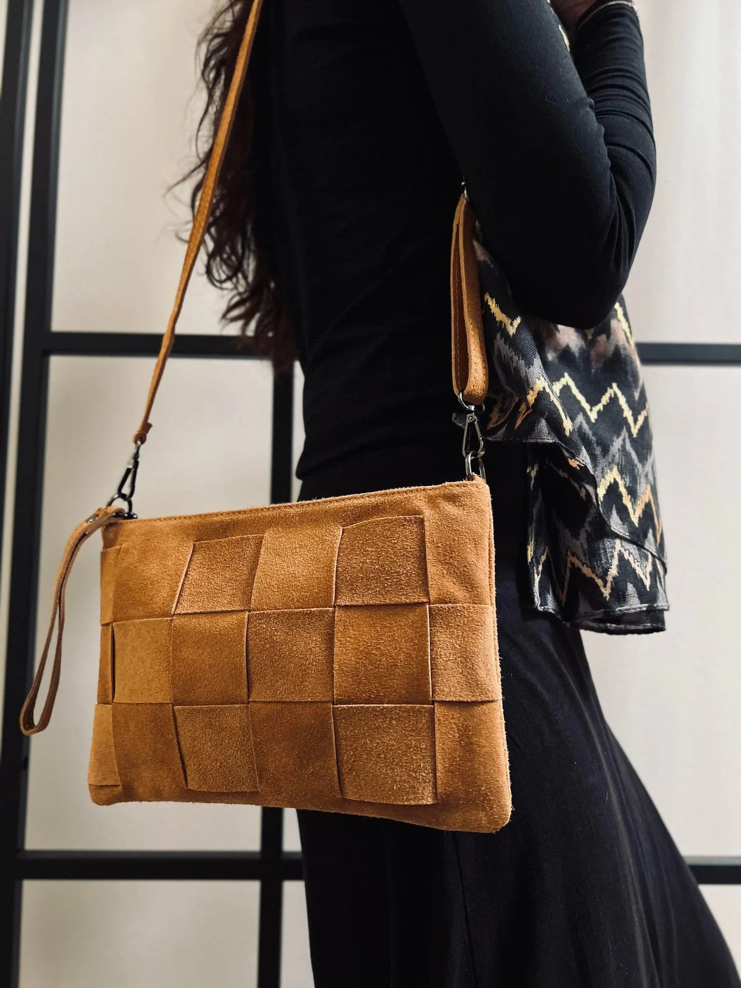 Clutch - Cognac ruskinn