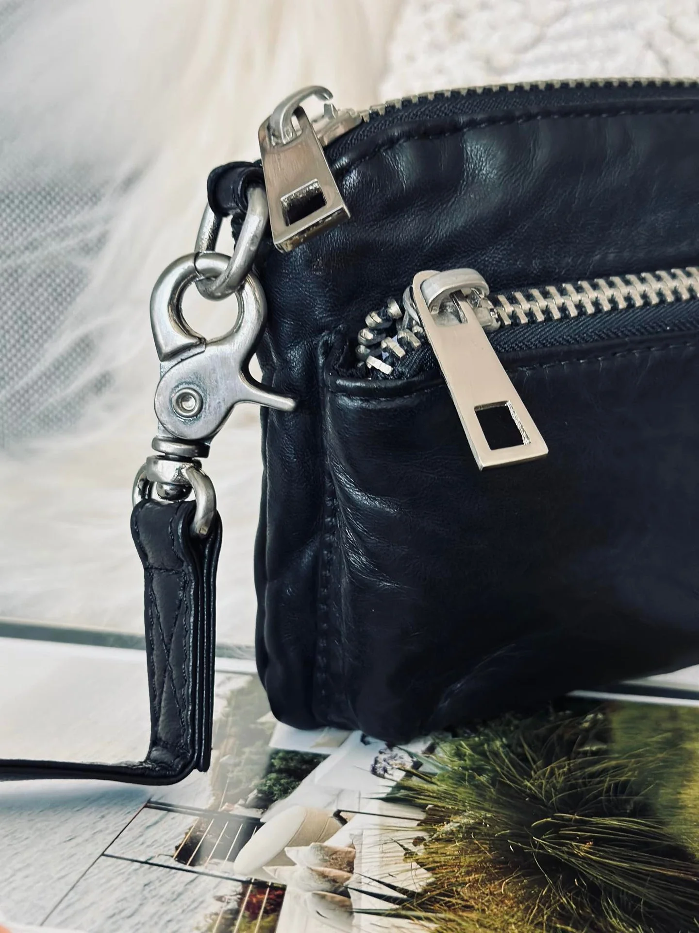Clutch / crossover - Svart / sølv - Image 3