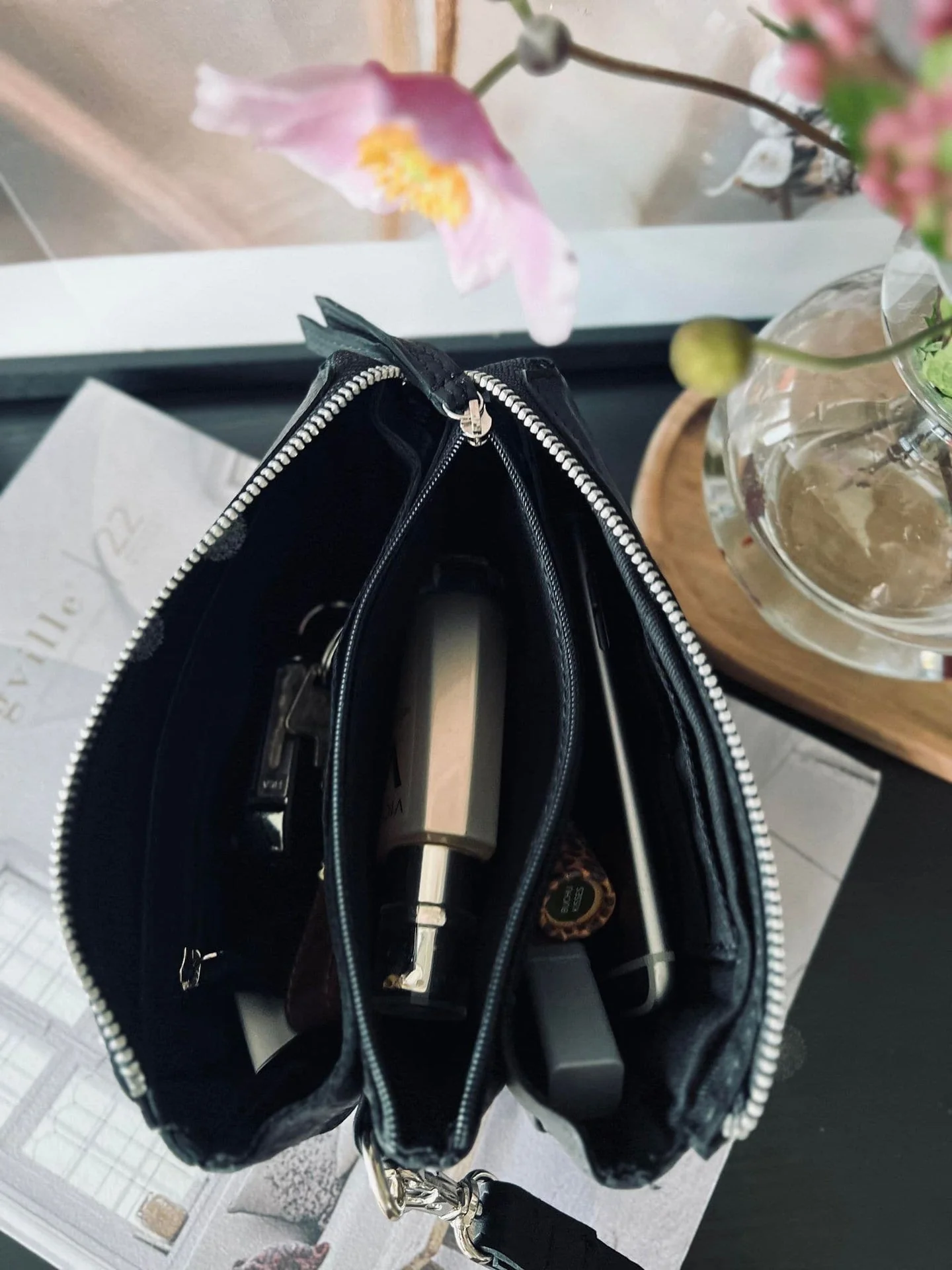 Clutch SALLY Black - Lang skulderrem følger med - Image 5