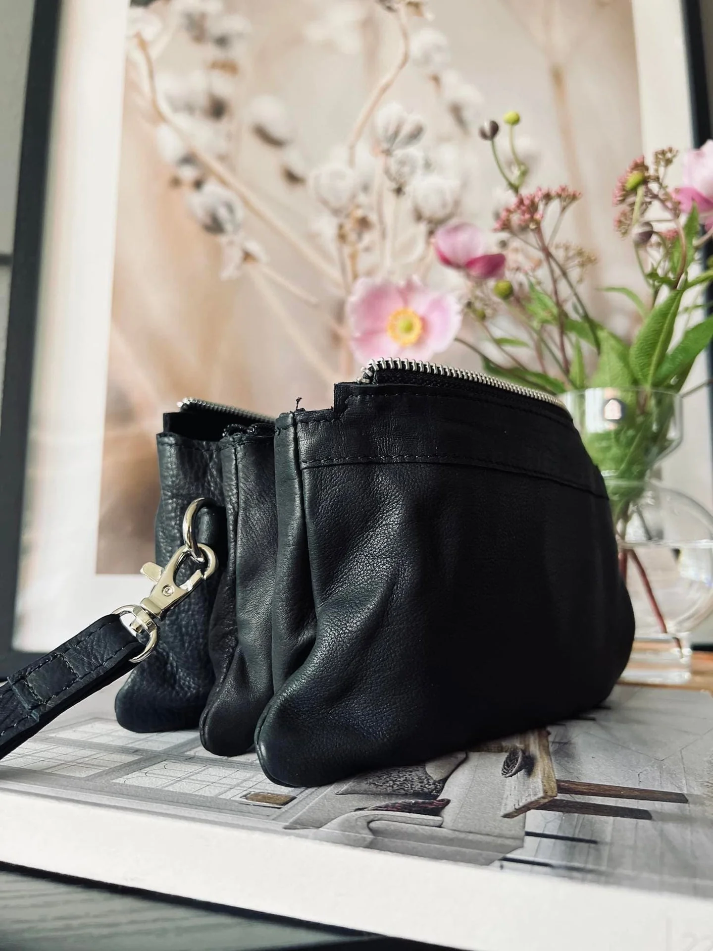 Clutch SALLY Black - Lang skulderrem følger med - Image 6