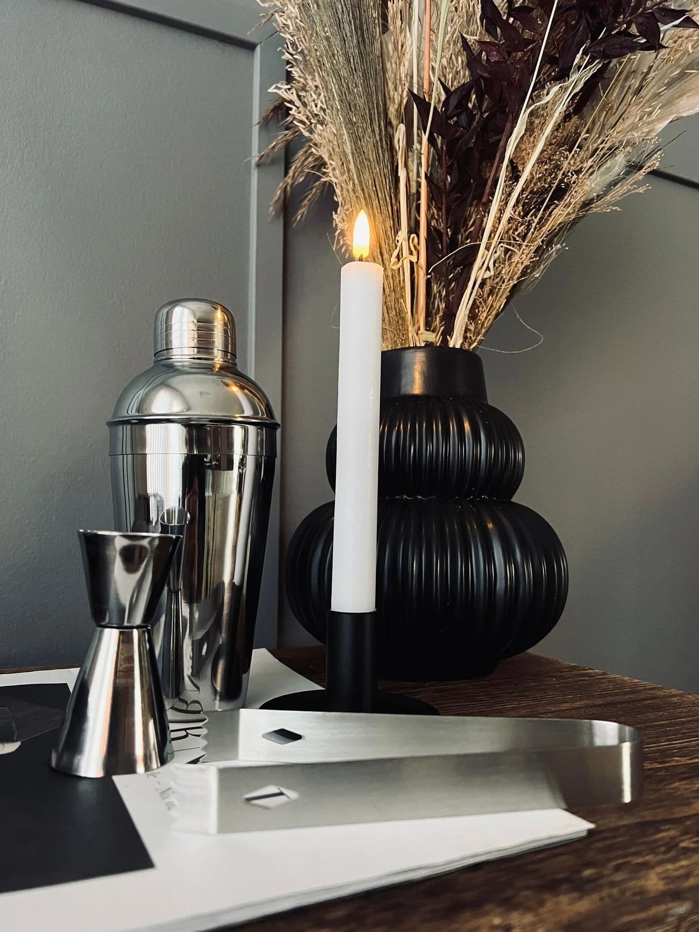 Cocktail shaker sett med 5 deler - Image 3