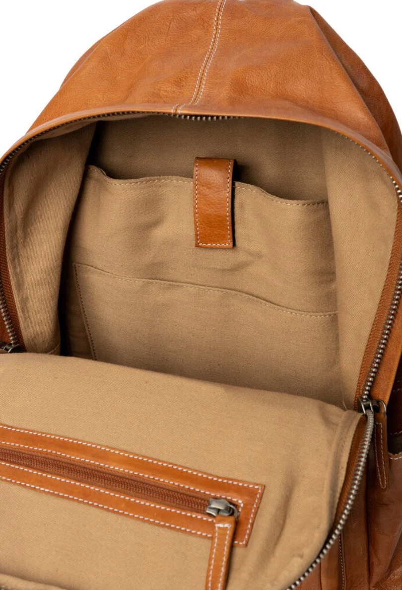 Ryggsekk Cognac leather - Image 7