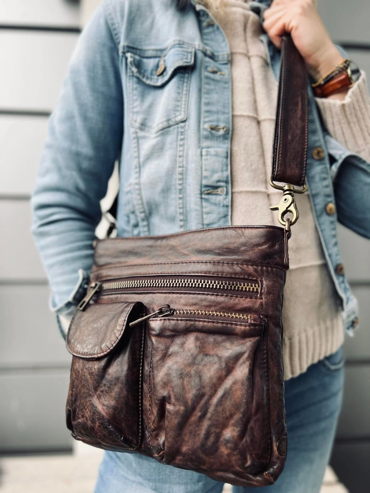 Crossbody BROWN - Ultra myk