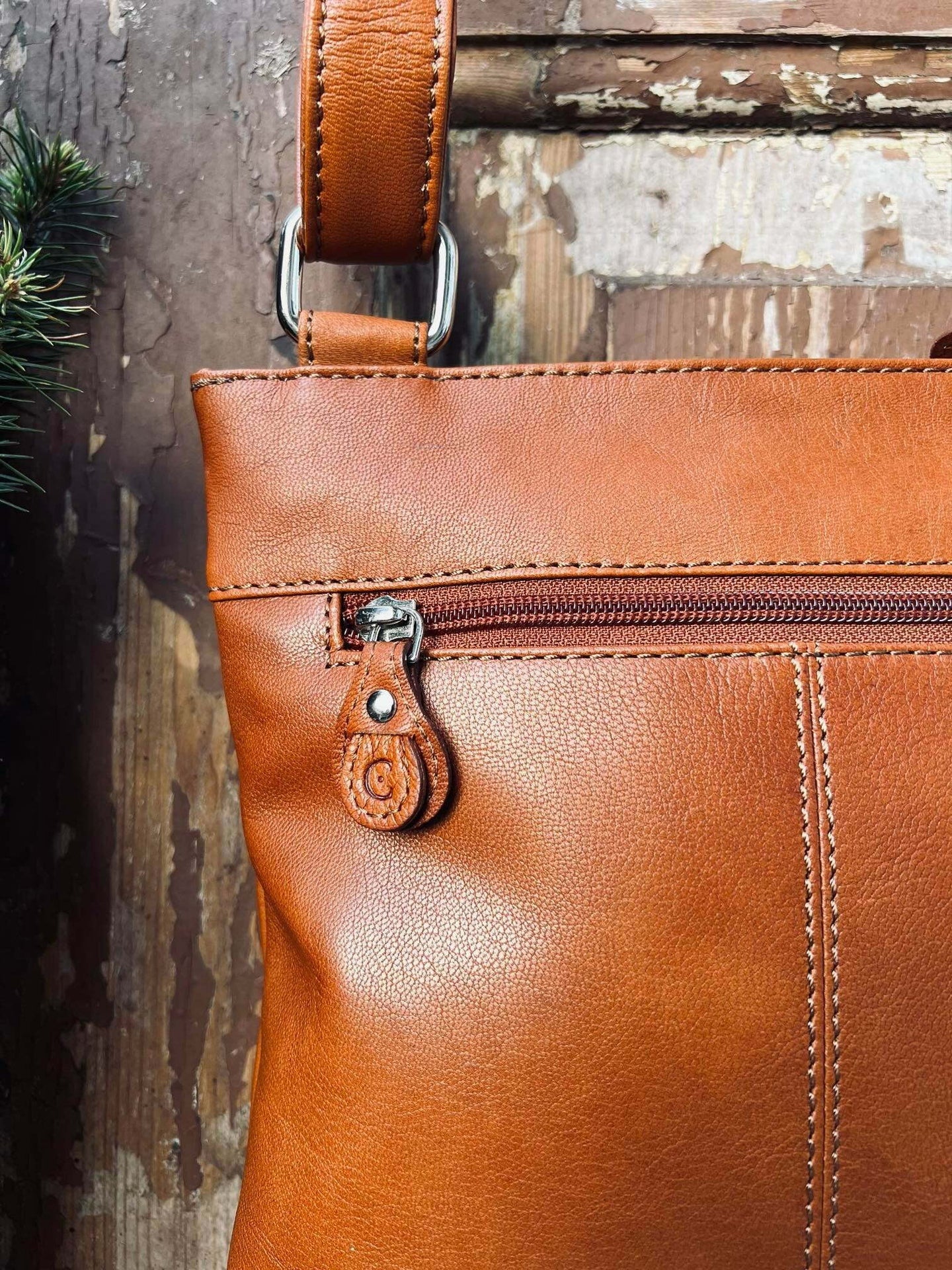 Crossbody GRY – Cognac ultra mykt kalveskinn - Image 3