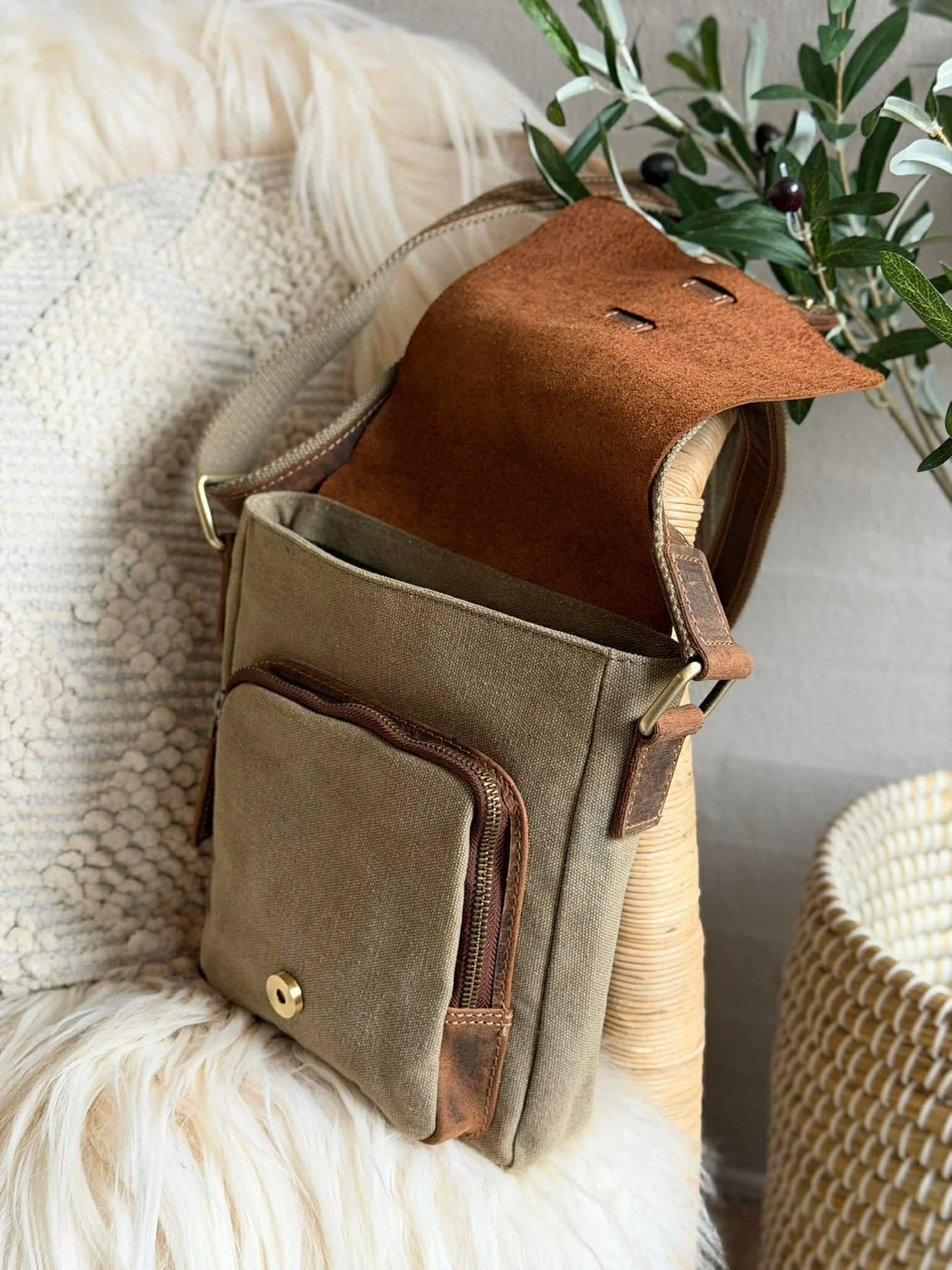 Crossbody Hunter canvas unisex - Image 7