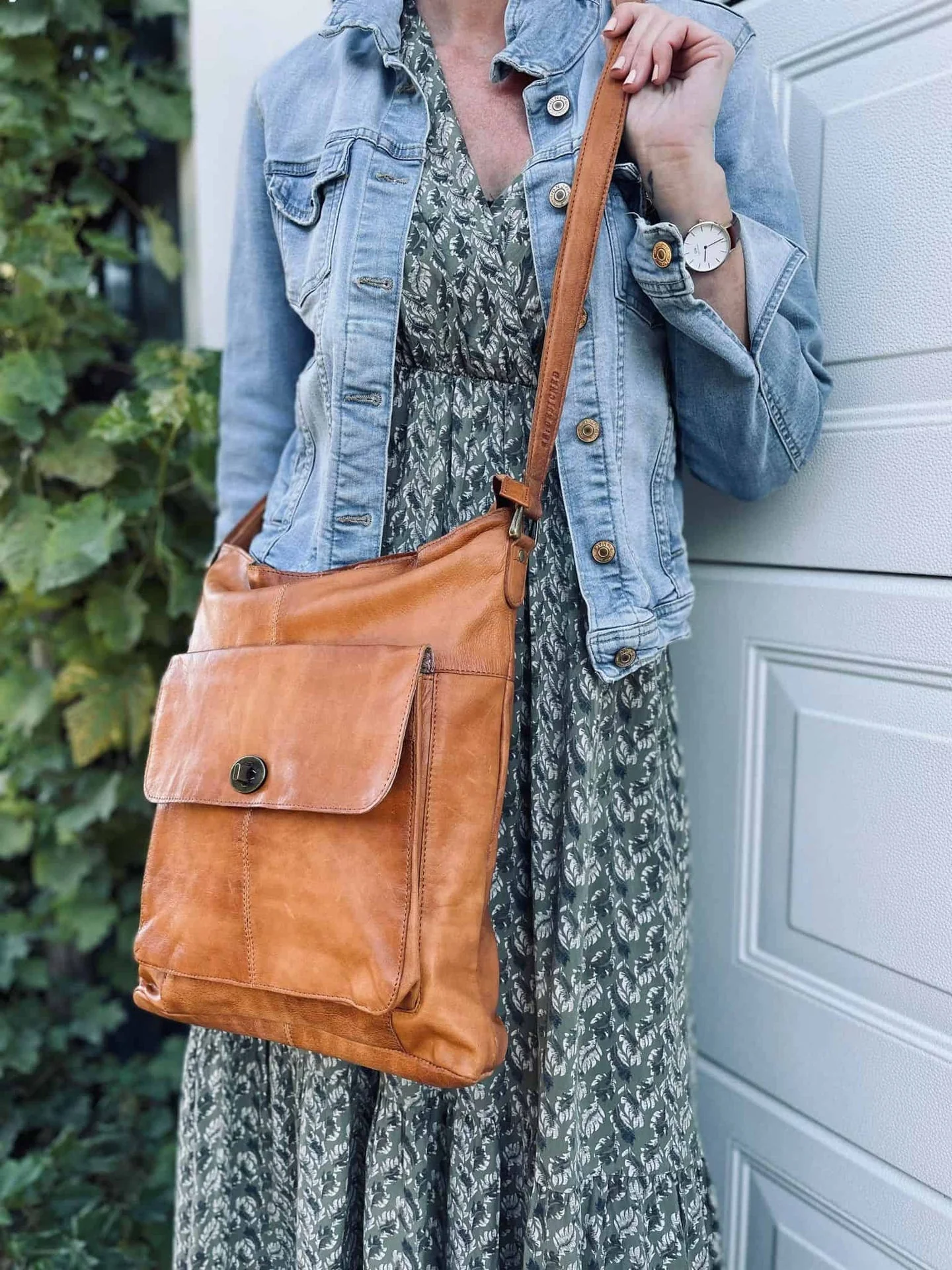 Crossbody JACO BIG – Cognac - Image 4