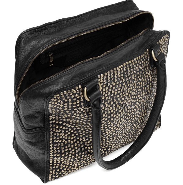 Crossbody med nitter - Kalveskinn - Image 2