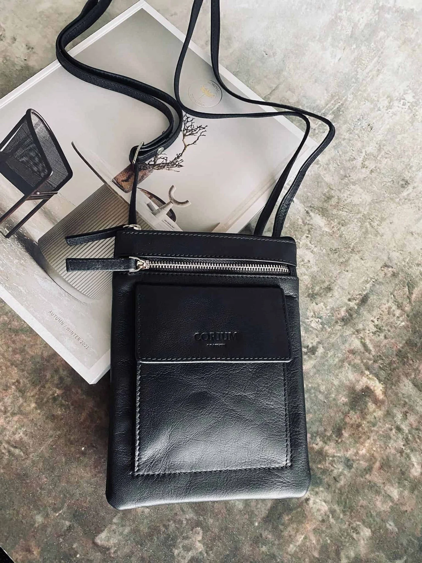 Crossbody / mobilveske - Nordic Black