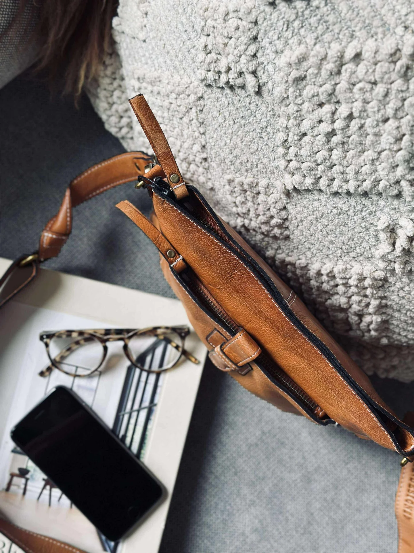 Crossover Lilia - Small cognac - Image 6