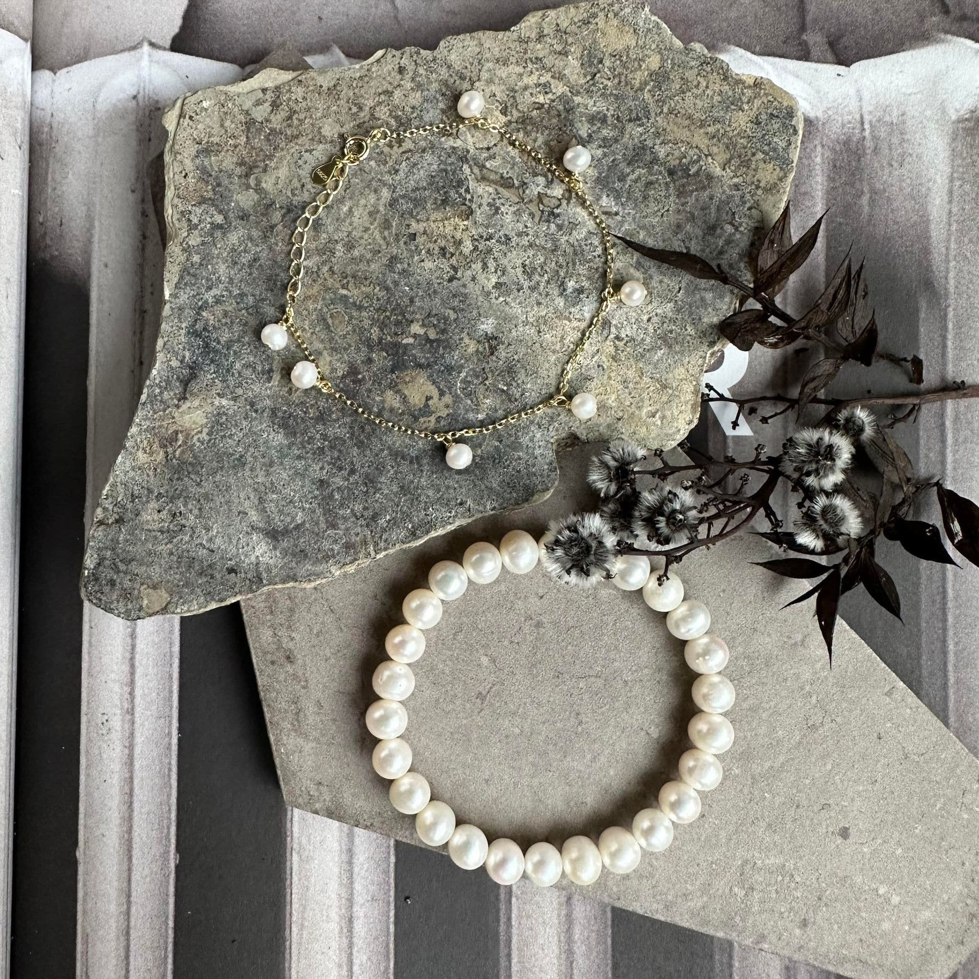 Armbånd Darcy – Sett med 2 armbånd 18K forgylt - Image 4