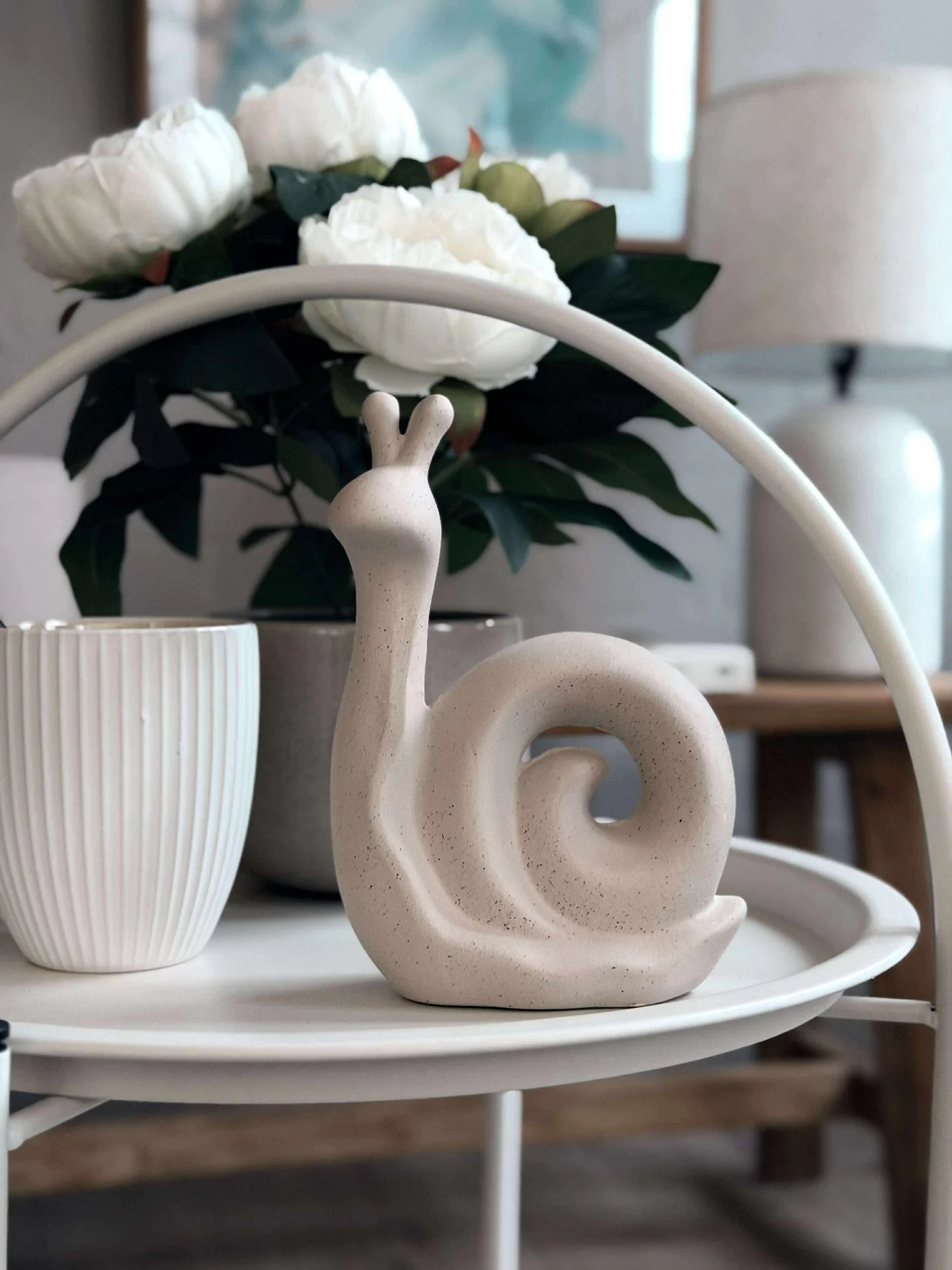 Deco snegl - Hvit eller beige - Image 2