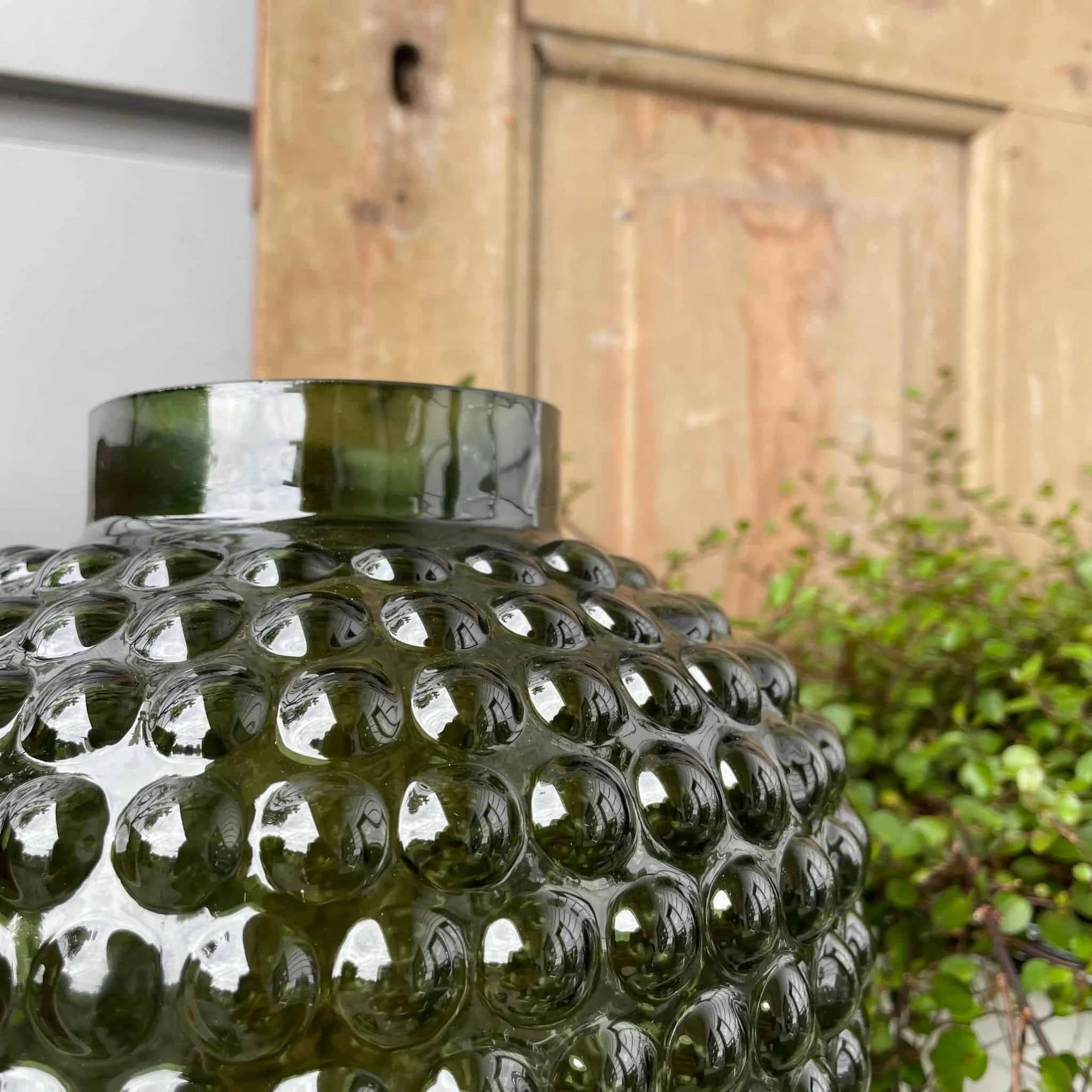 Vase med dots - flaskegrønn - Image 2