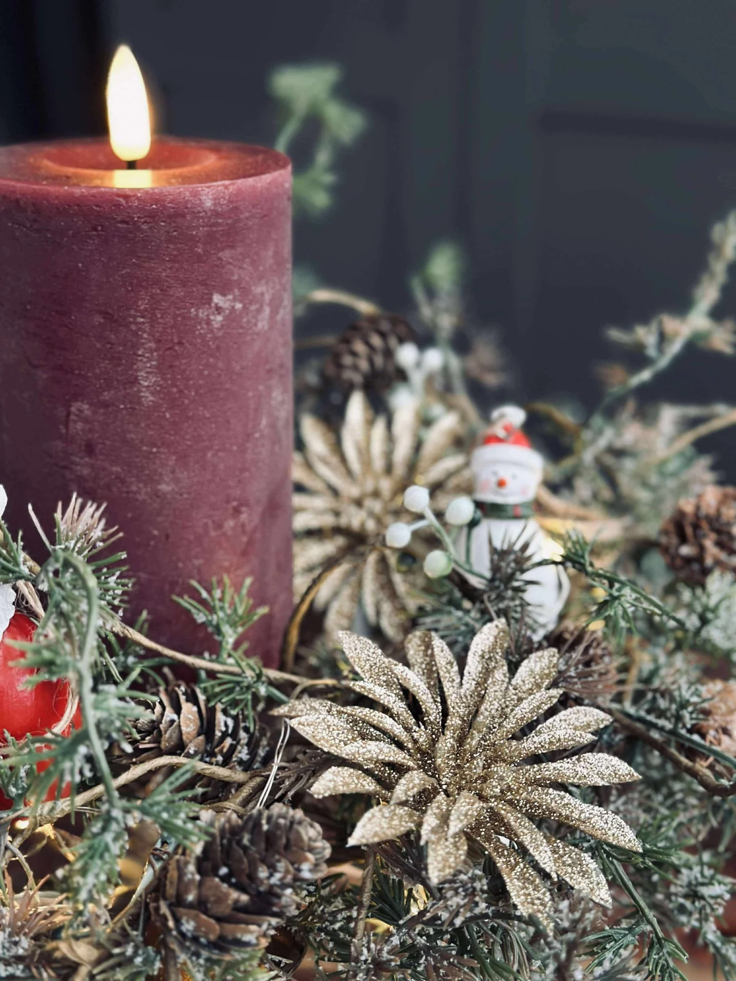 Deco blomster med glitter - 4 stk - Image 19