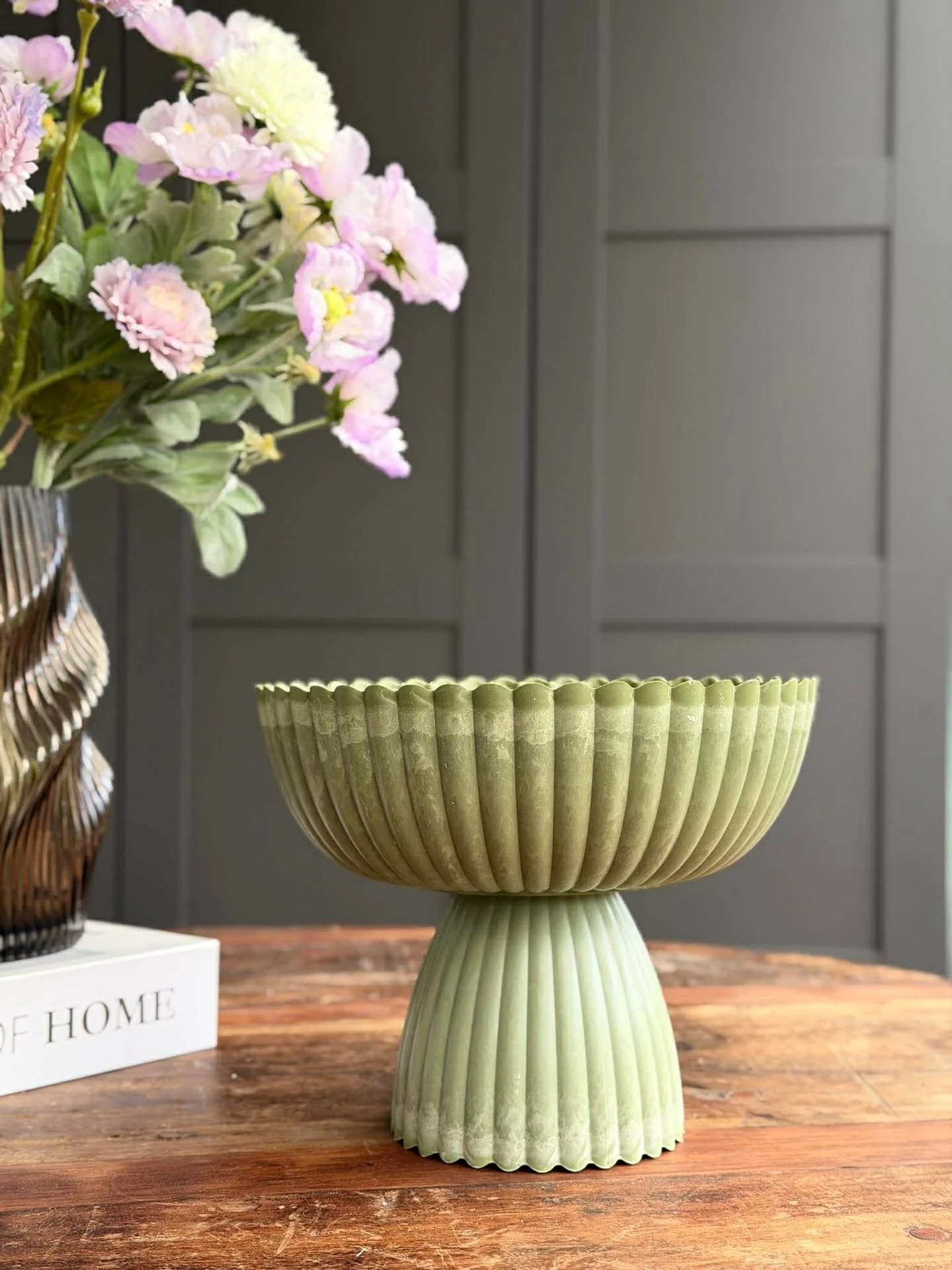 DIY oppsats i betong-look - Grønn - Image 4