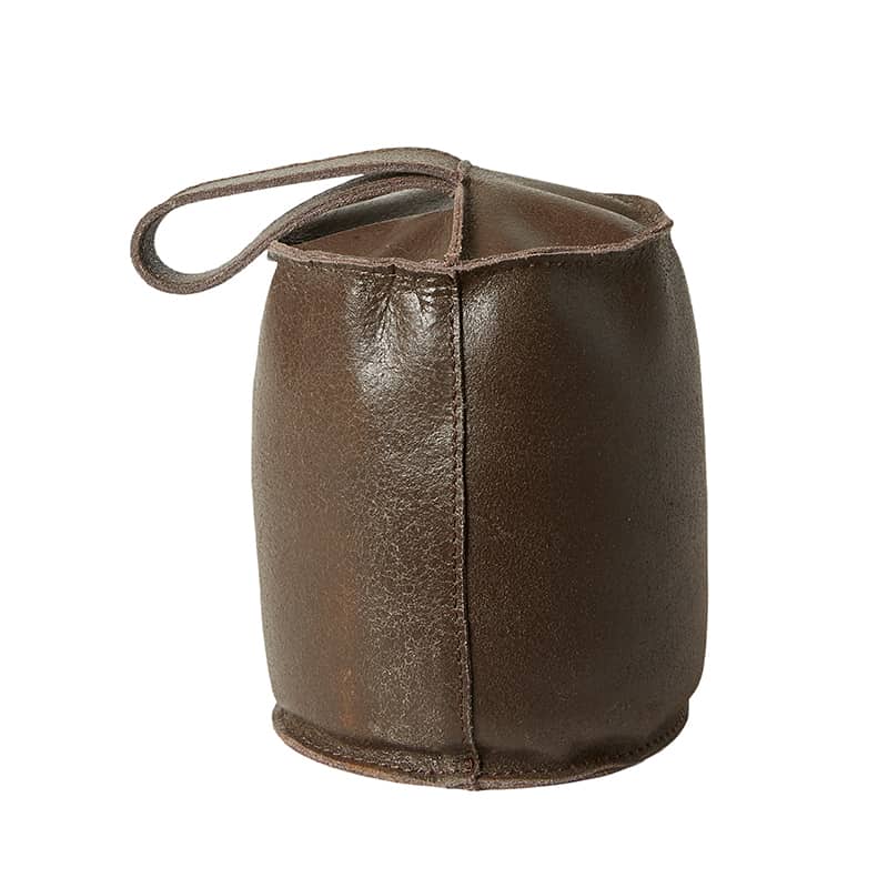 Dørstopper – Brun skinn - Image 2