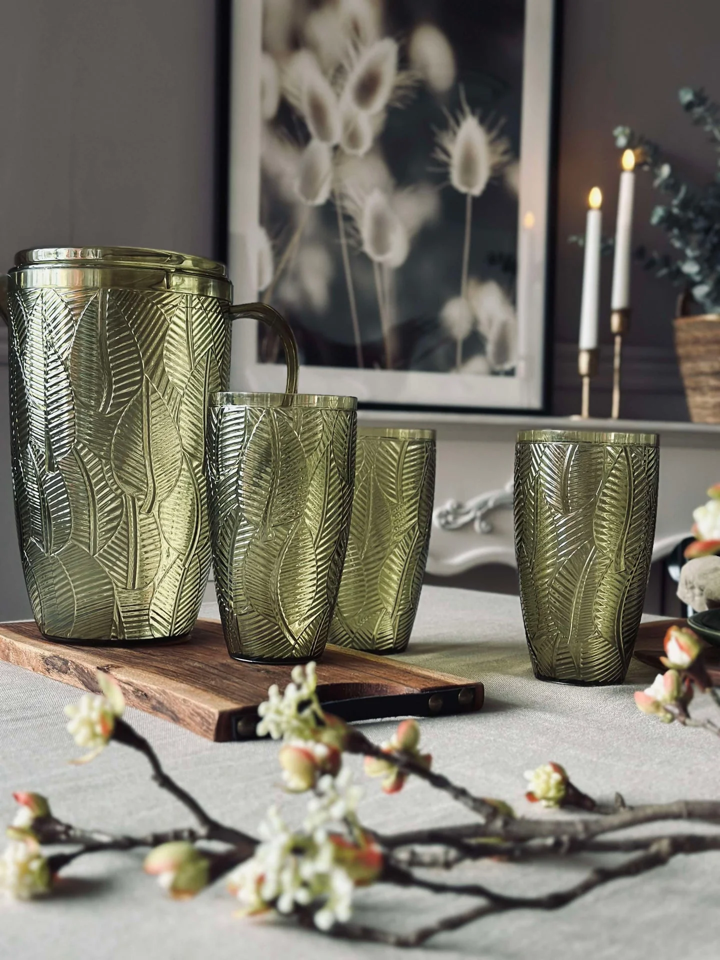 Drikkeglass Green Leaf - 650 ml. - Image 2
