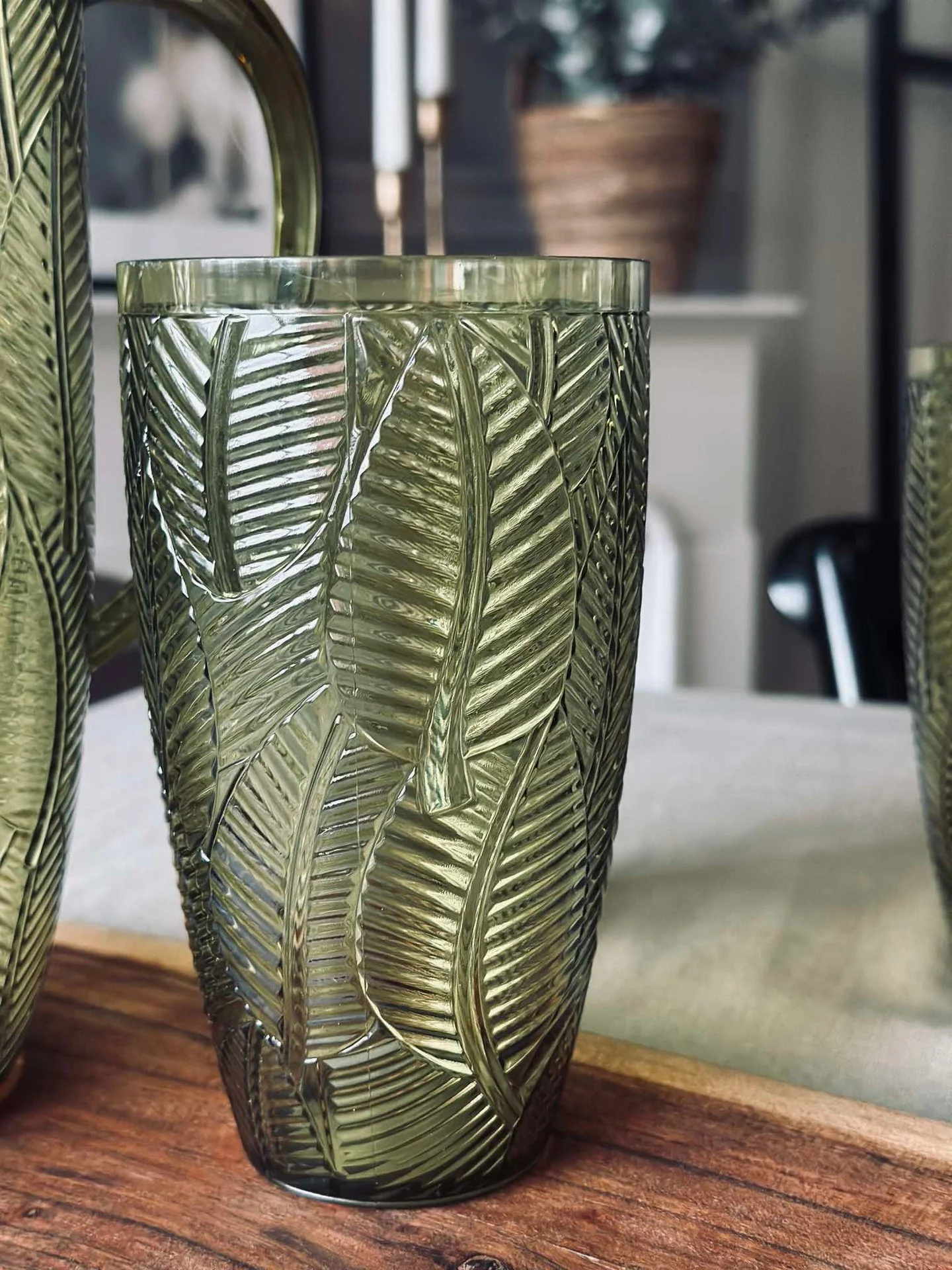 Drikkeglass Green Leaf - 650 ml. - Image 3