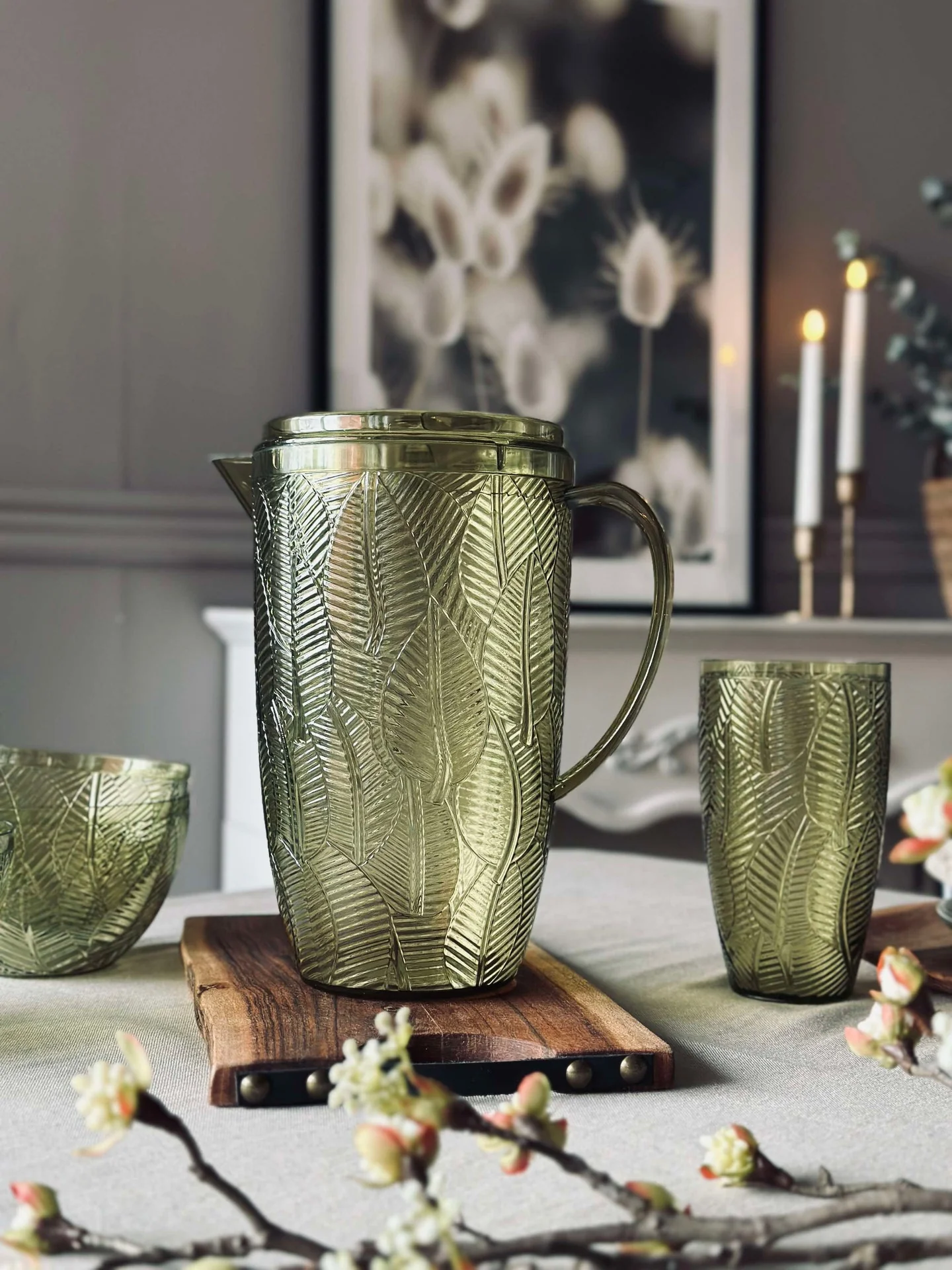 Drikkeglass Green Leaf - 650 ml. - Image 6