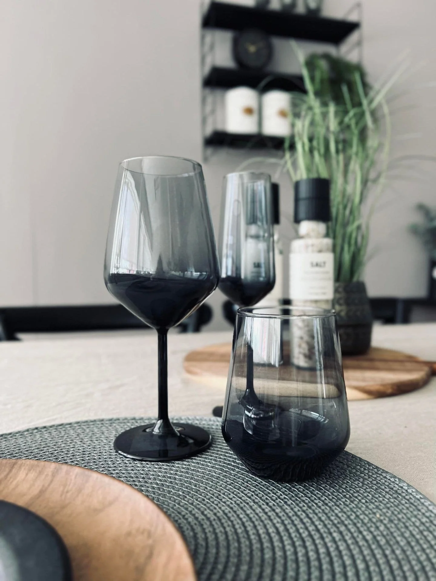 Drikkeglass LUX - Røykfarget 425 ml