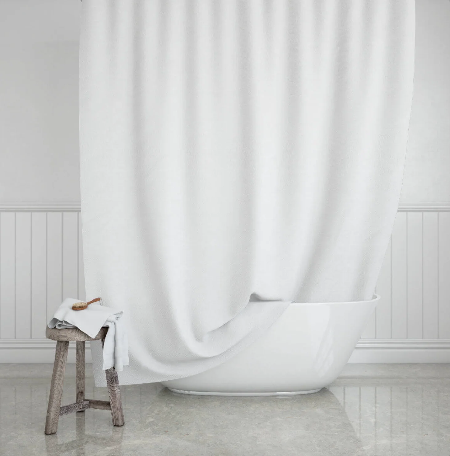 Dusjforheng Estia white - 180x200