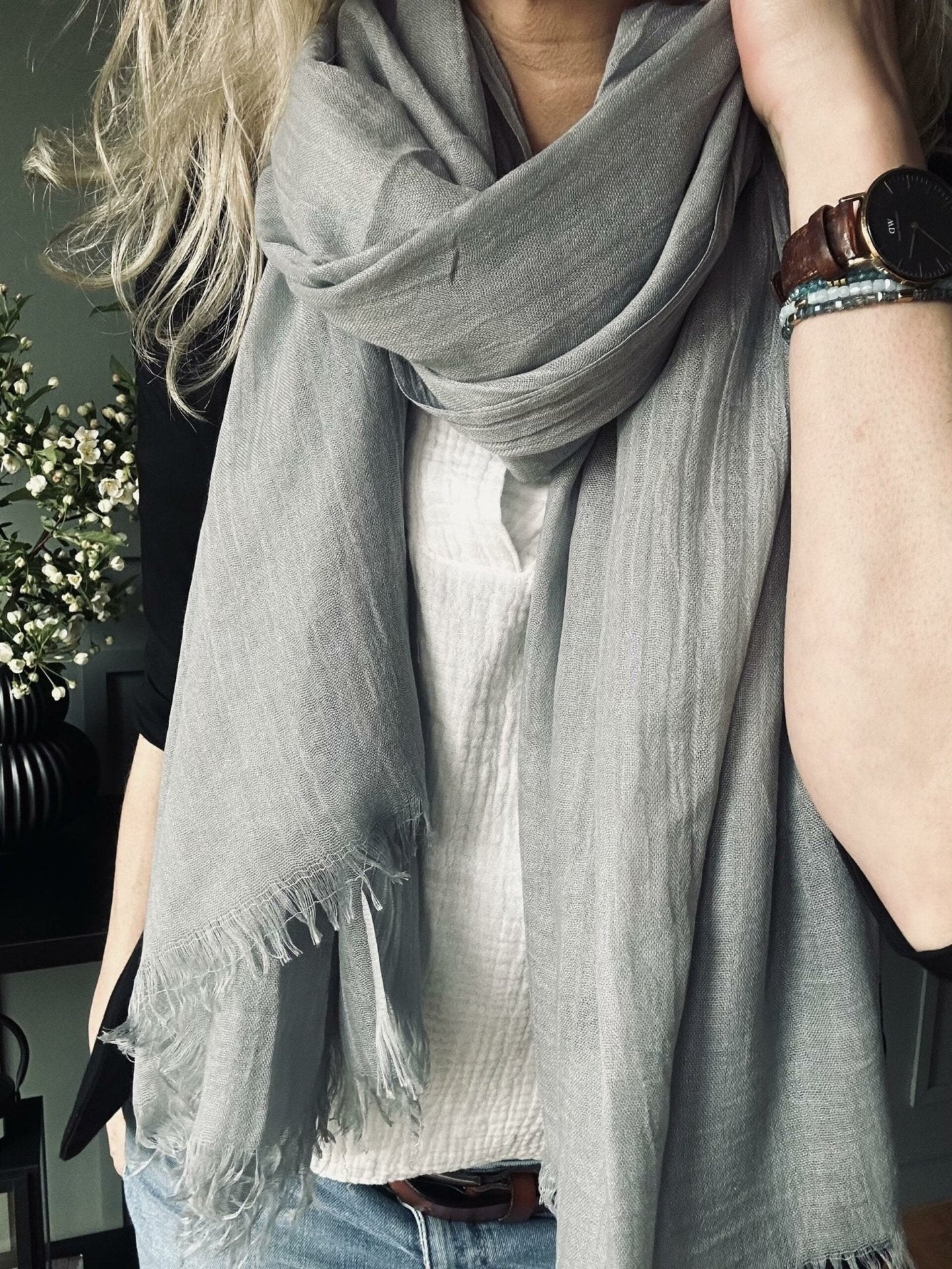 Skjerf Simple grey - Image 2