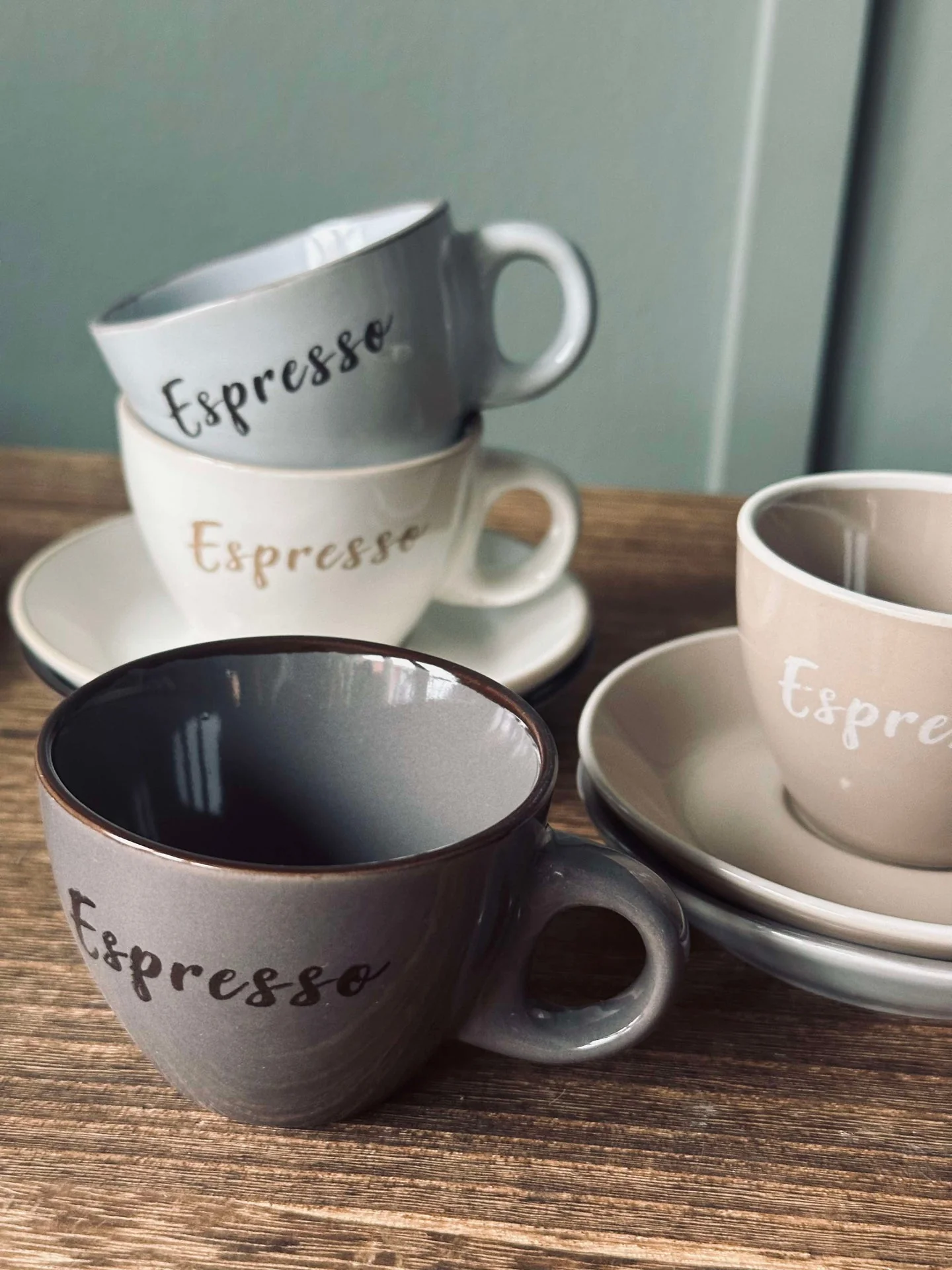 Kopp m. underskål Espresso 100 ml - 4 stk - Image 4
