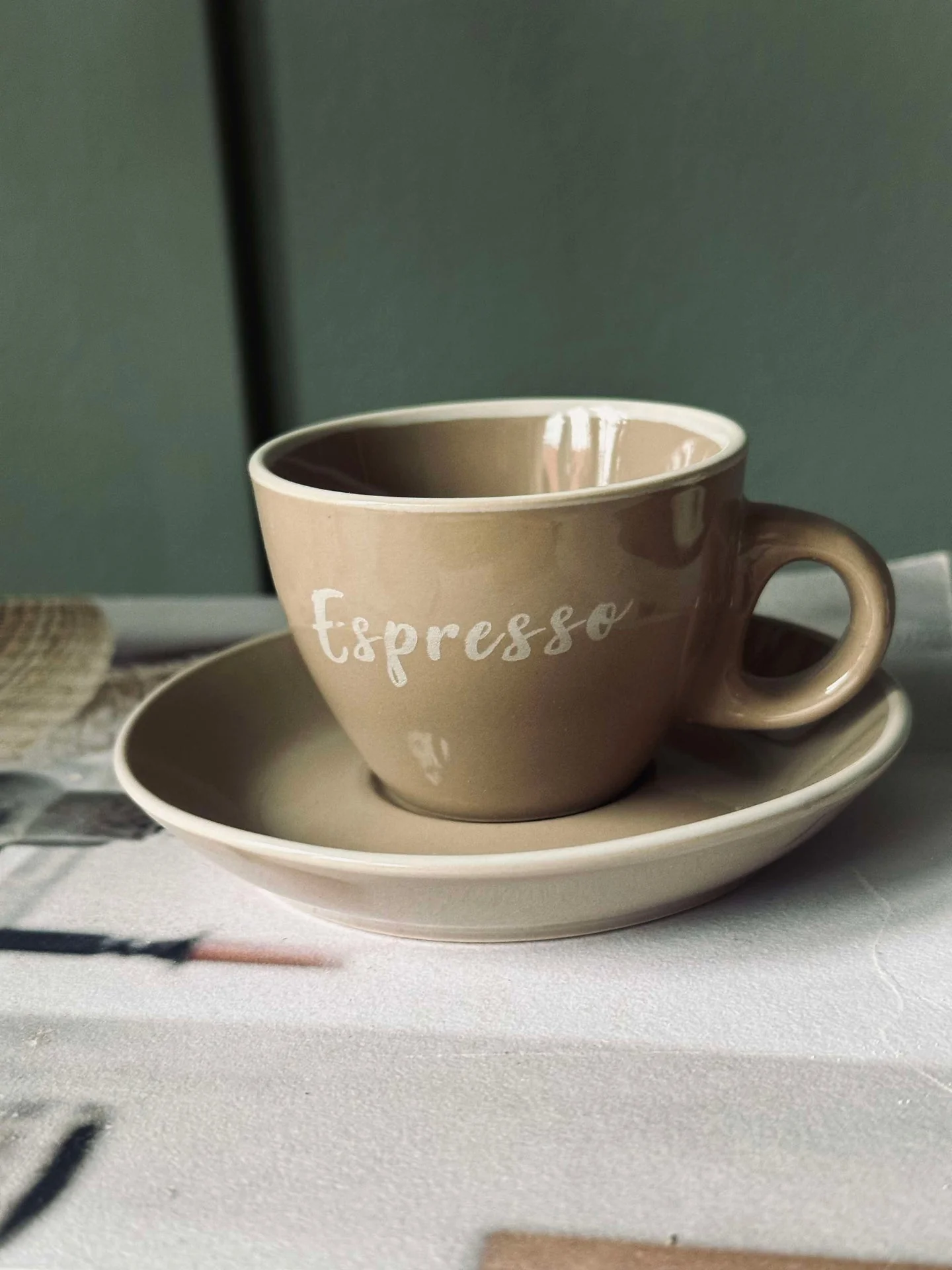 Kopp m. underskål Espresso 100 ml - 4 stk - Image 6