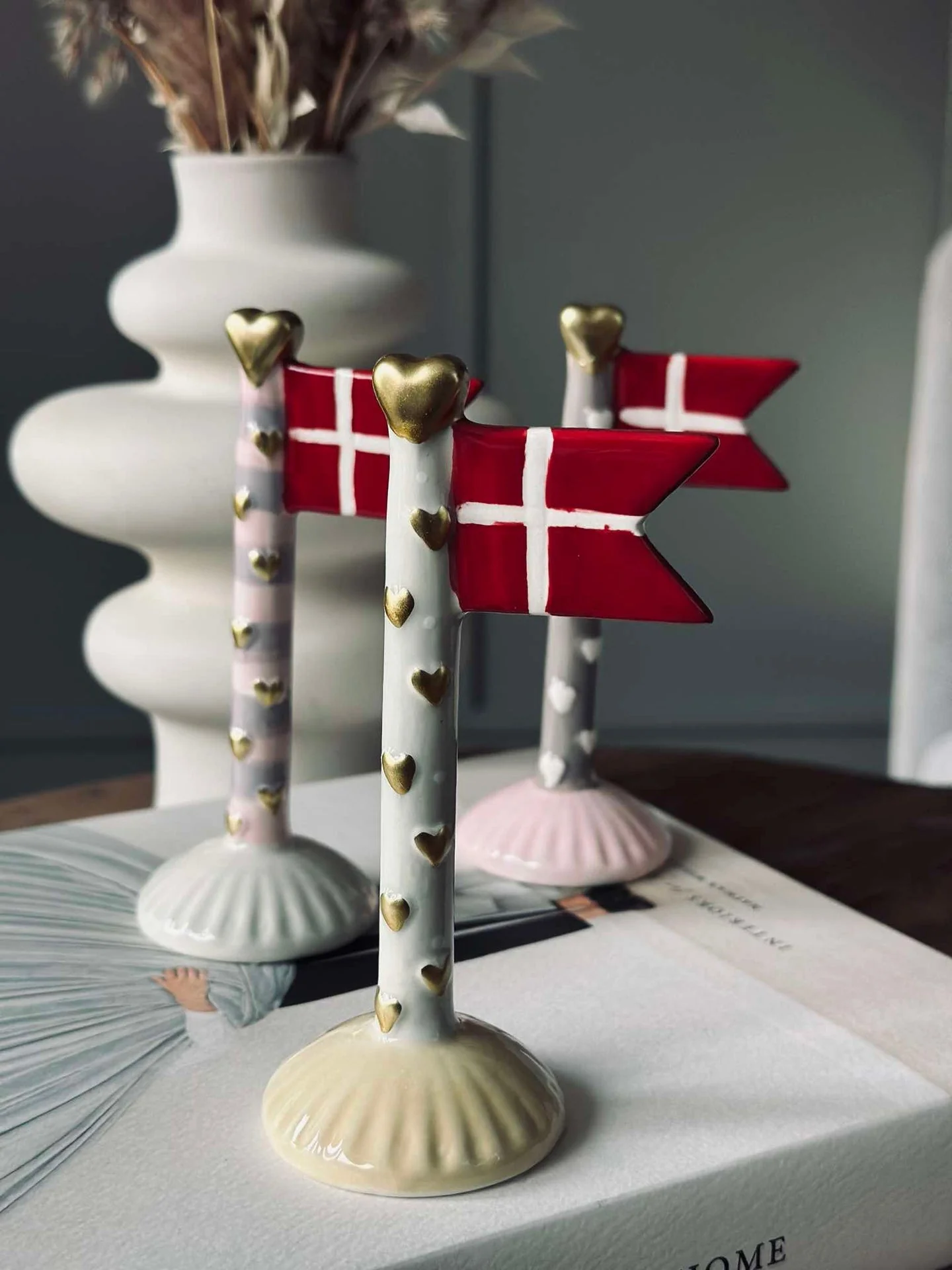 Flagg keramikk – Hjerte-miks - Image 2