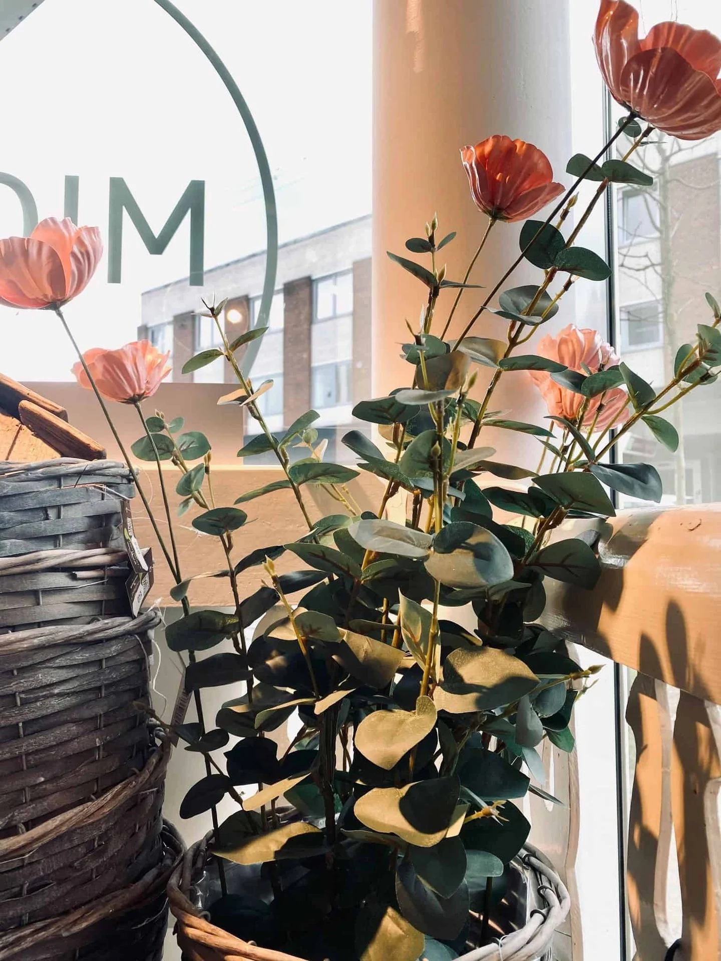 Folie-blomst med 2 hoder - Lys rosa - Image 3