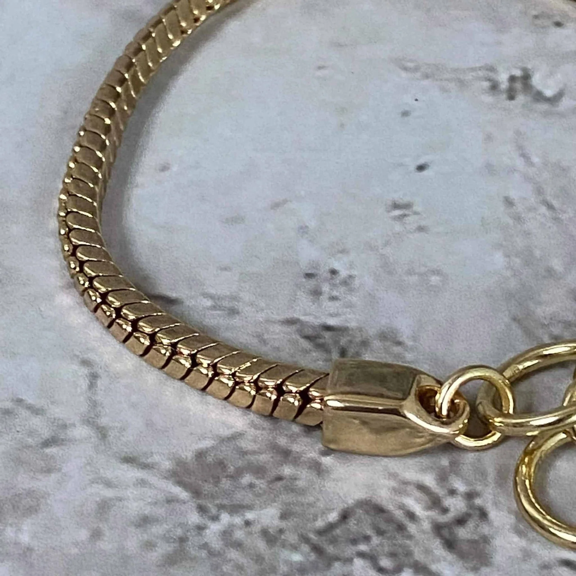 Armbånd forgylt // Snake - Image 4