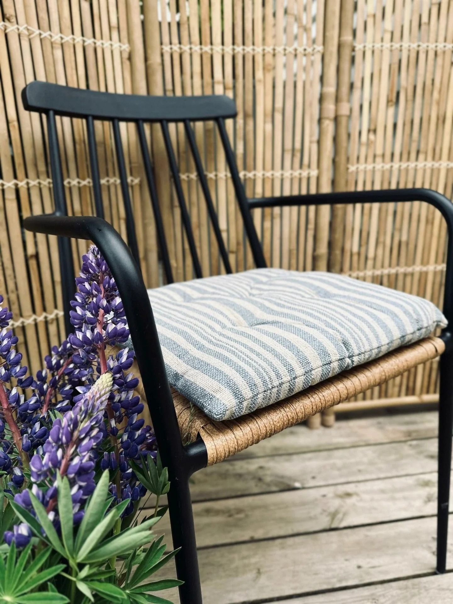 Futon 40×40 SKAGEN blå/natur - Image 3