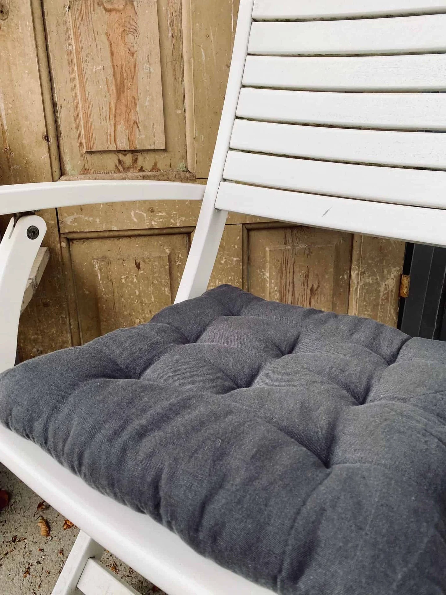 Futon-hynde i lin – koksgrå - Image 2