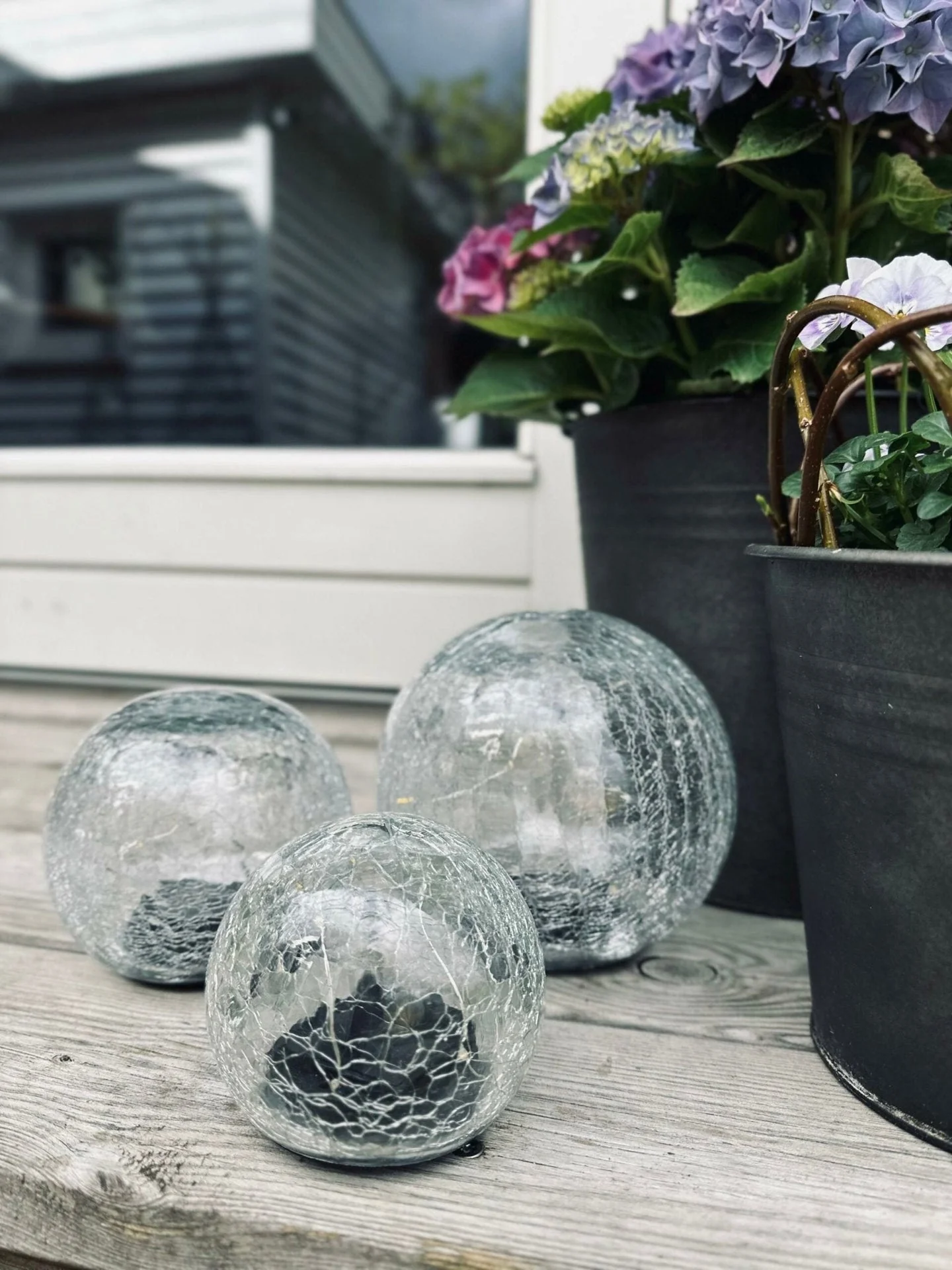 Glasskuler med solceller – Sett med 3 stk - Image 5