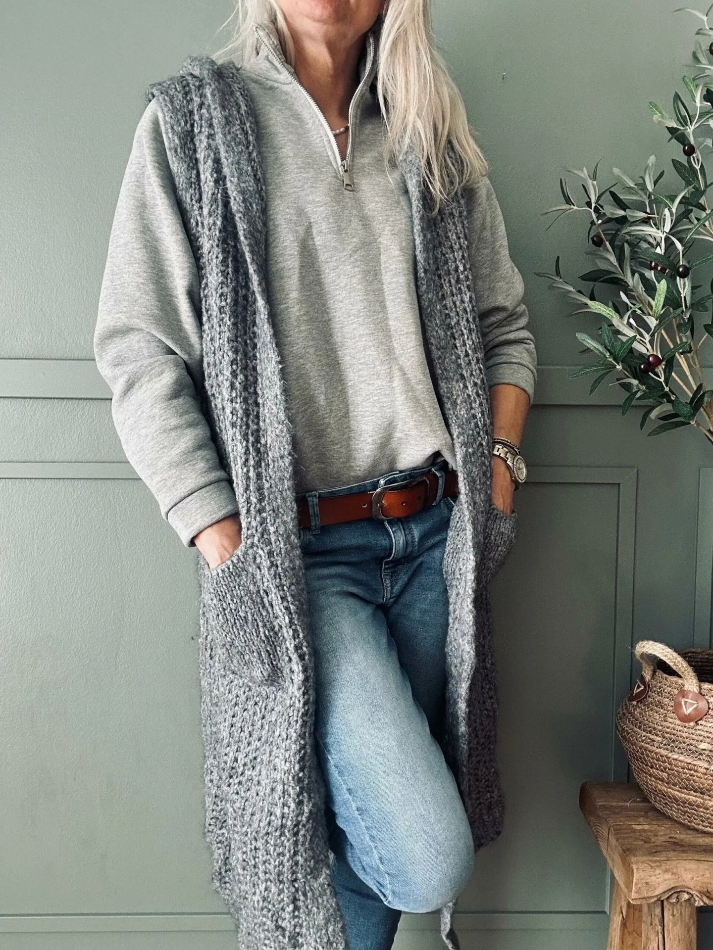 Sweatshirt grey - Image 3