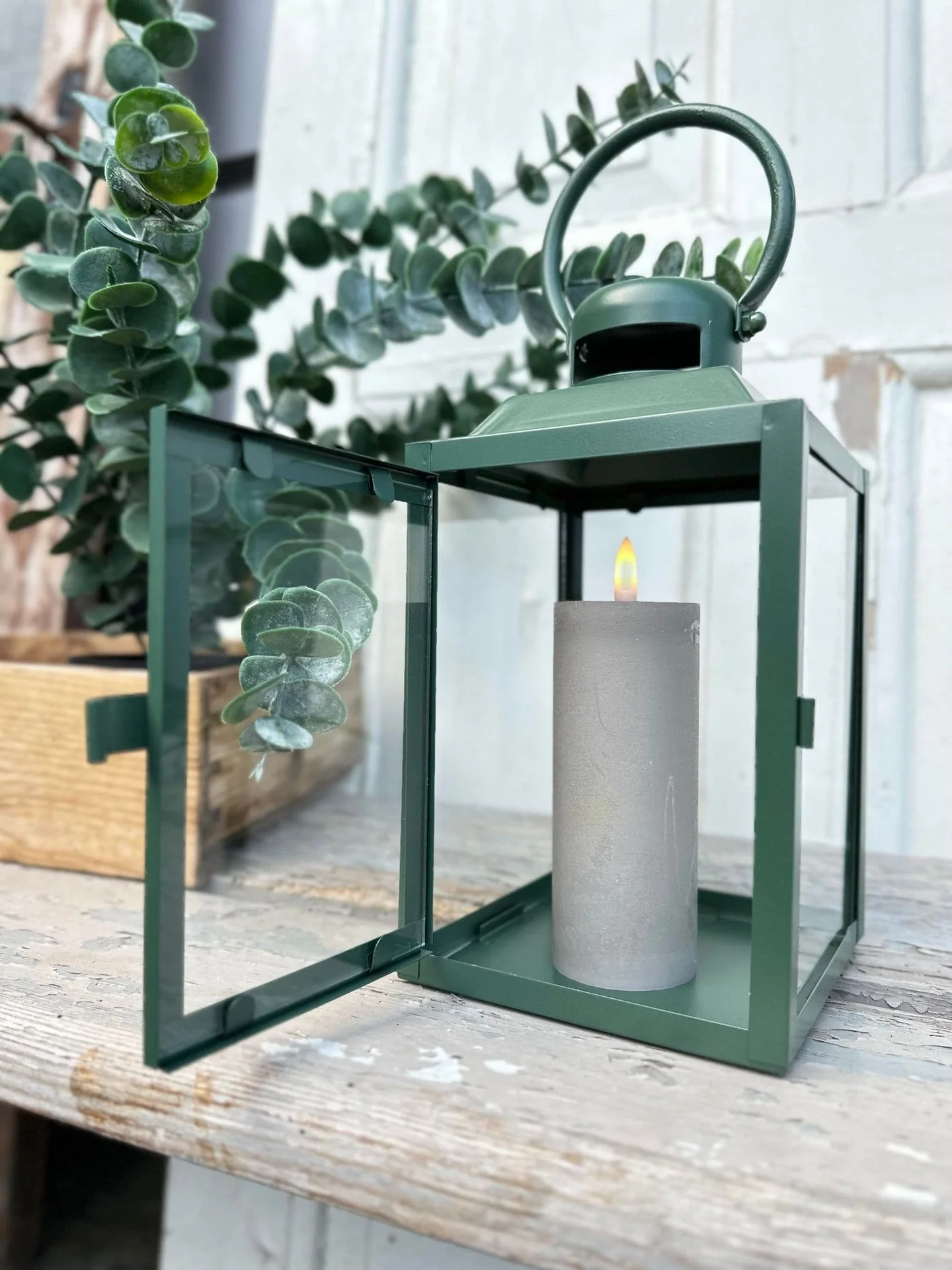 Lanterne metall Grønn - Image 2