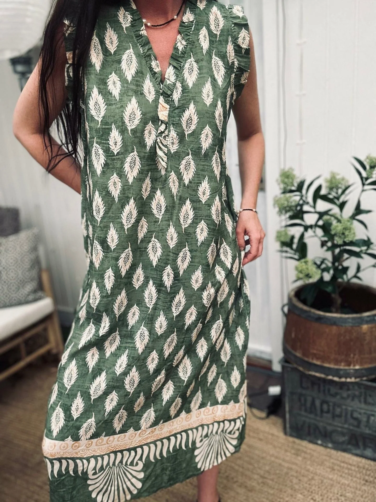 Kjole - Green Nadia - Image 5
