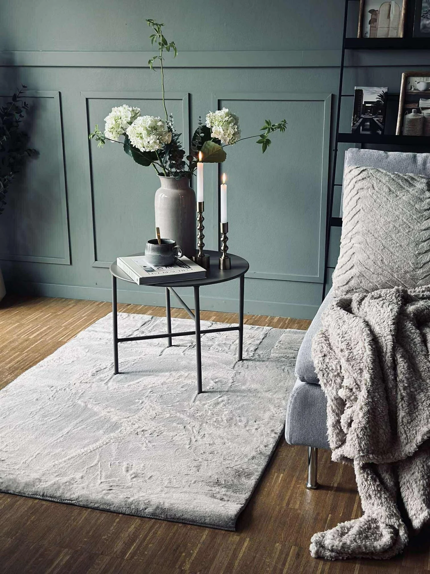 Gulvteppe Plys - dark beige - Image 5