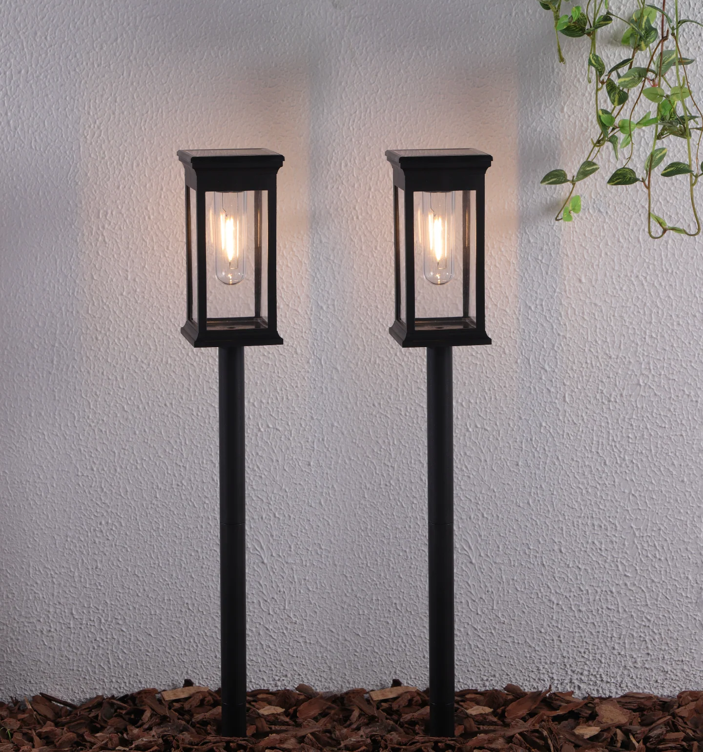 Hagelampe MIRA med solcelle – Sett med 2 stk. - Image 5