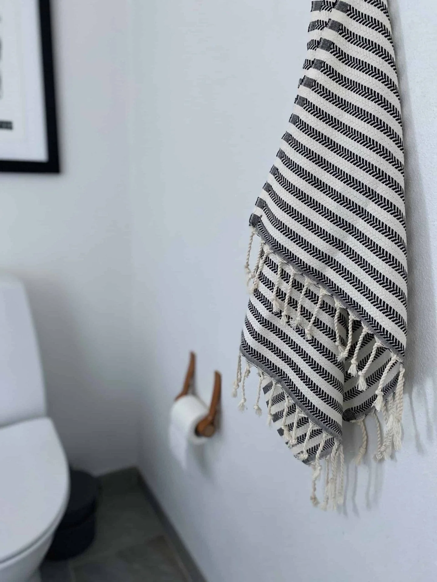 Hamam badehåndkle med flotte striper - 90x180