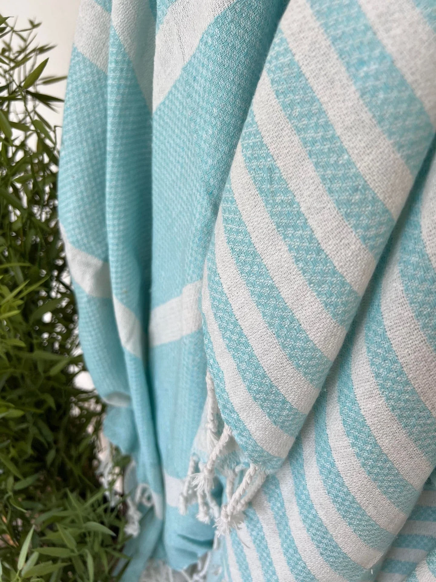 Hammam håndkle - BLUE MIX Økotex - Image 4