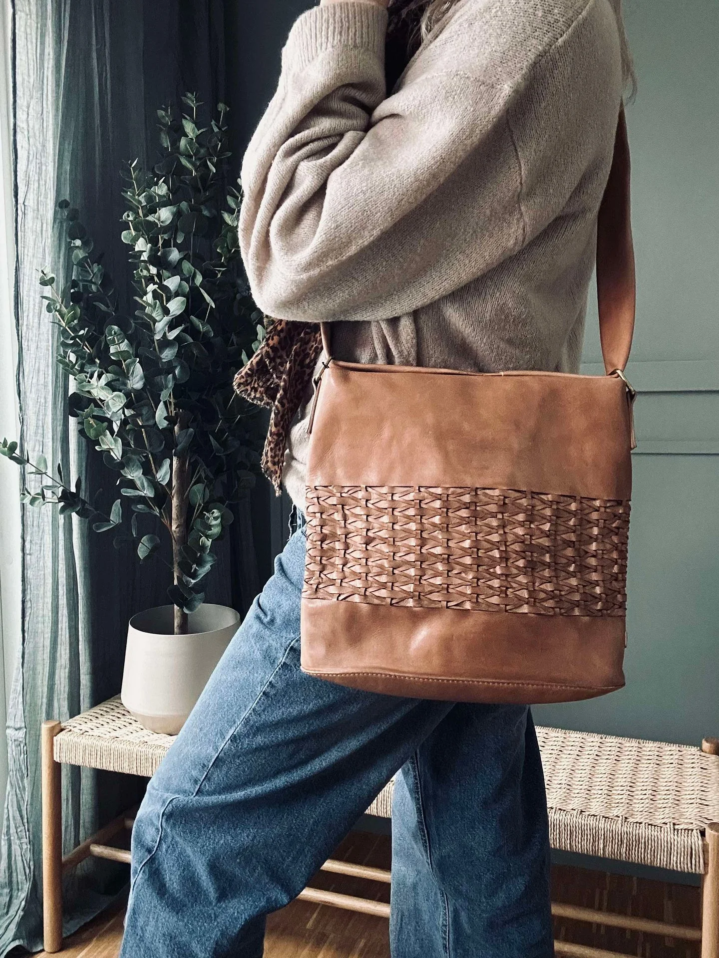 Shopper Lux Handmade - Camel - Image 2