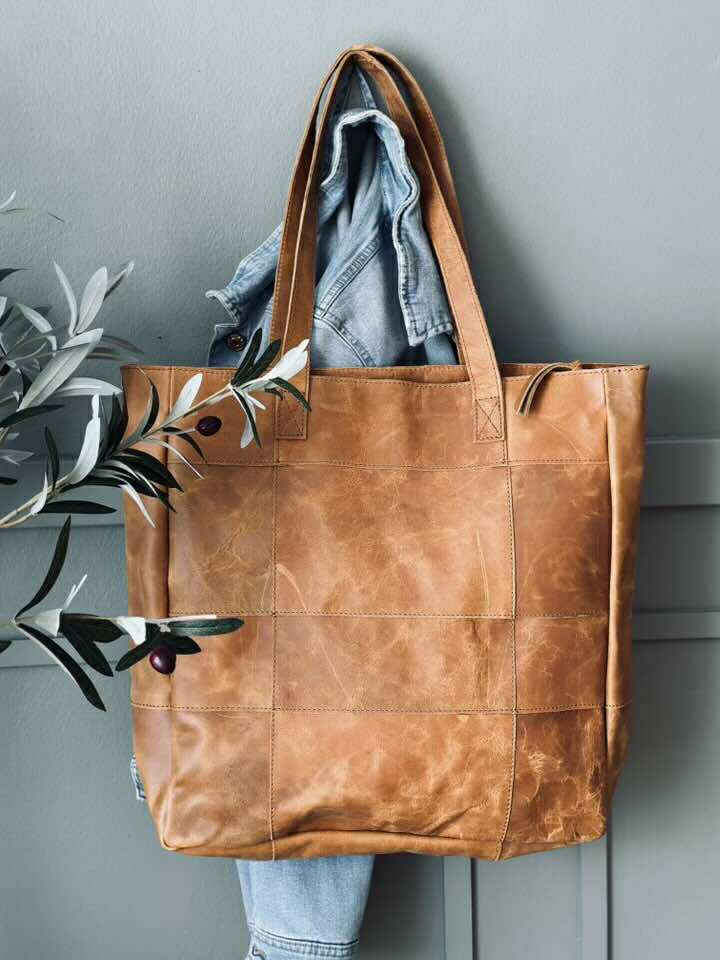 Shopper - Cognac / svart - Image 6