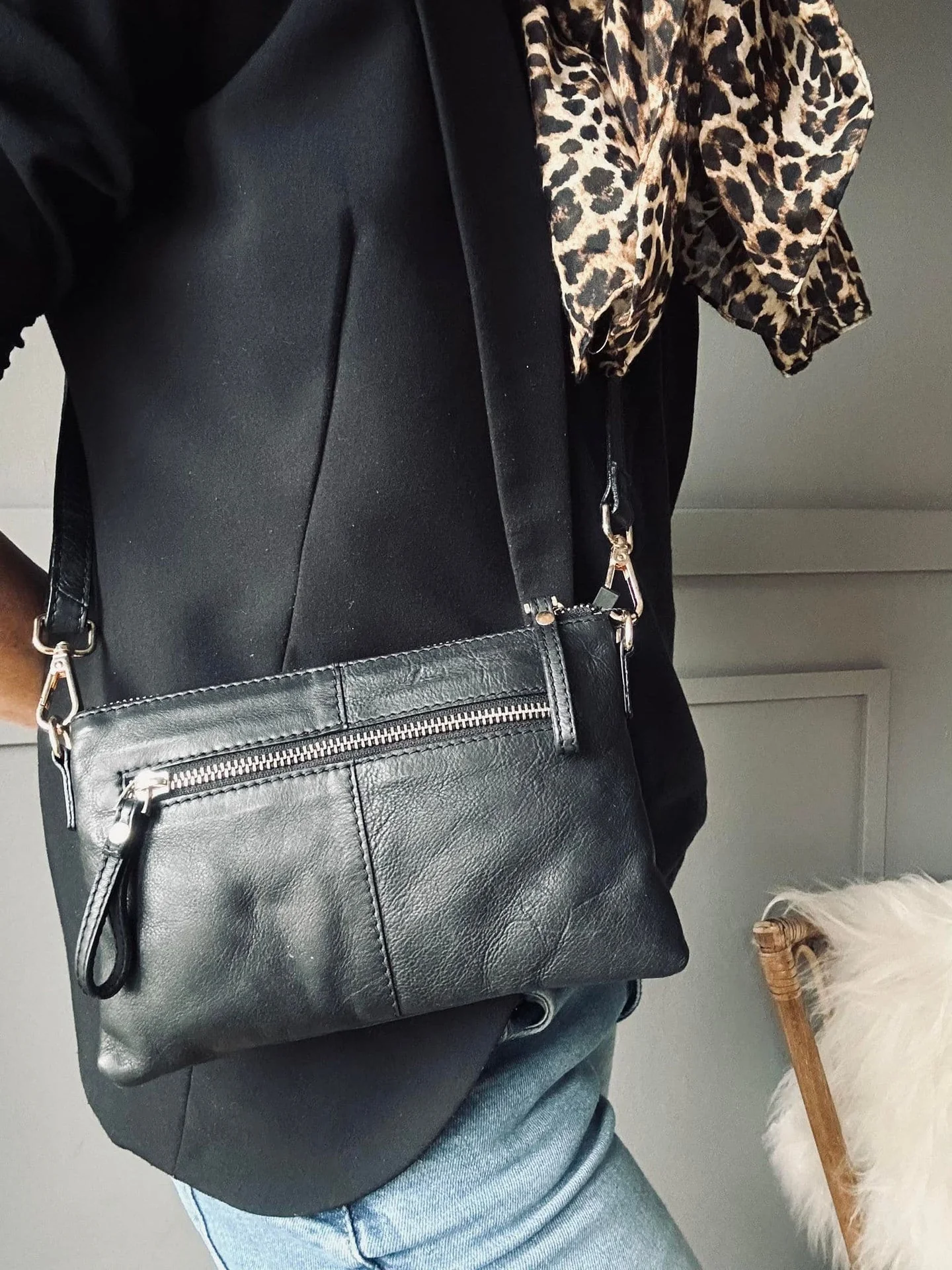 Clutch Hallie - Black