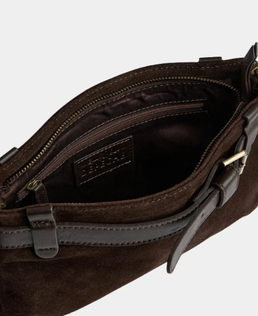 Clutch ruskinn - Chocolate - Image 6