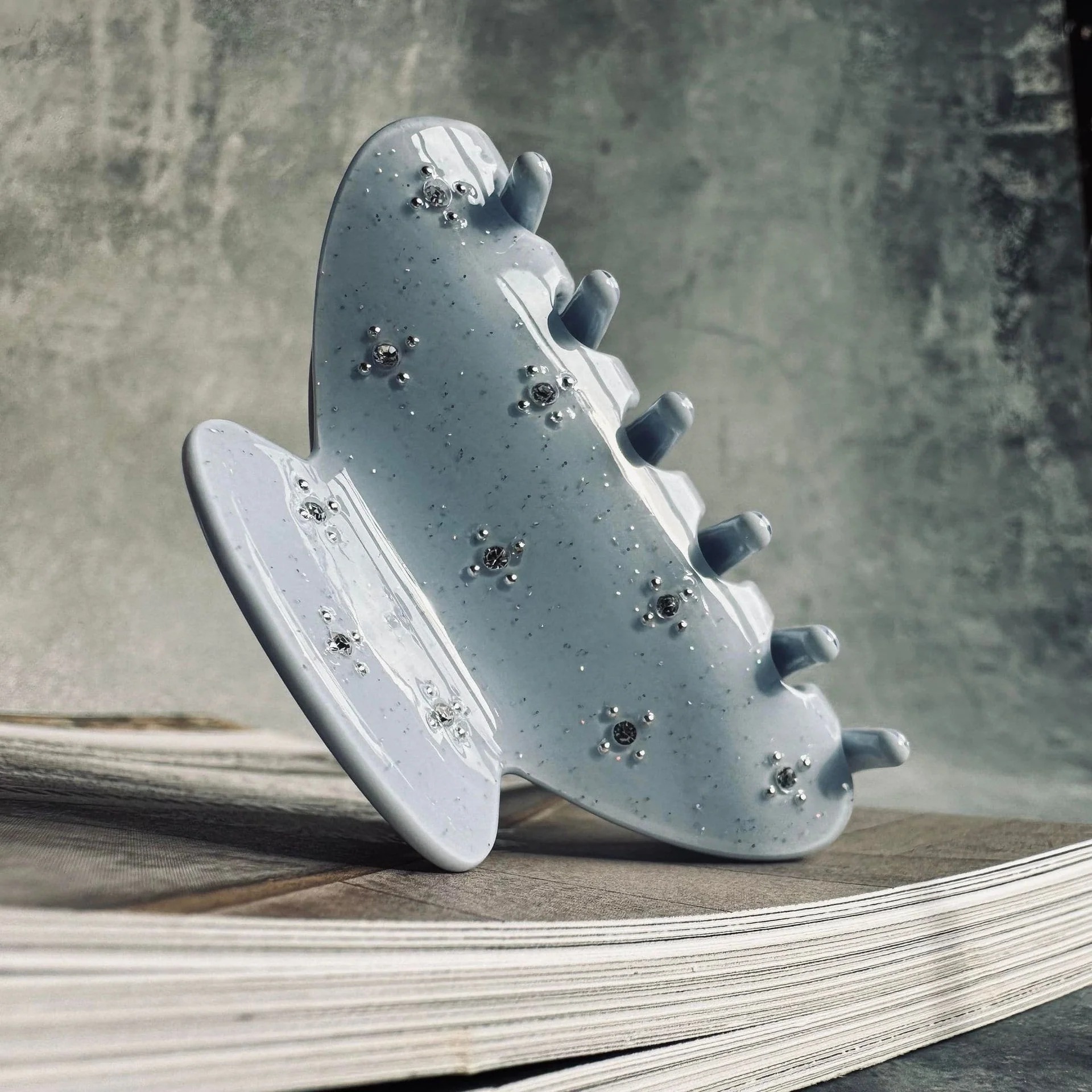 Hårklemme Deluxe Cambrige Blue - Image 3