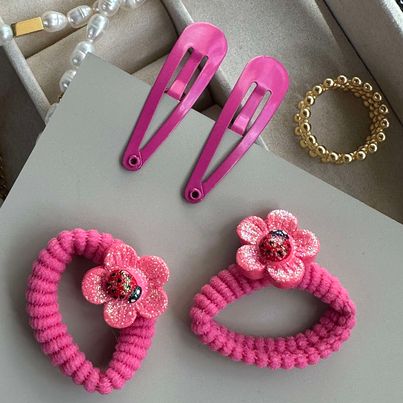 Hårtilbehør sett Marie - Rosa - Image 2