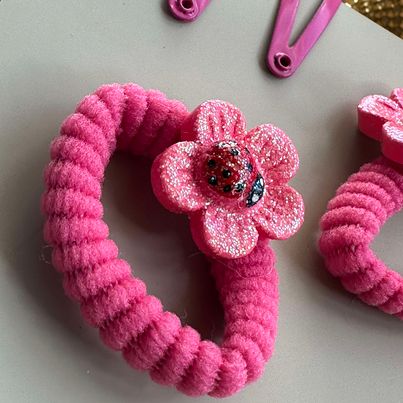 Hårtilbehør sett Marie - Rosa - Image 3