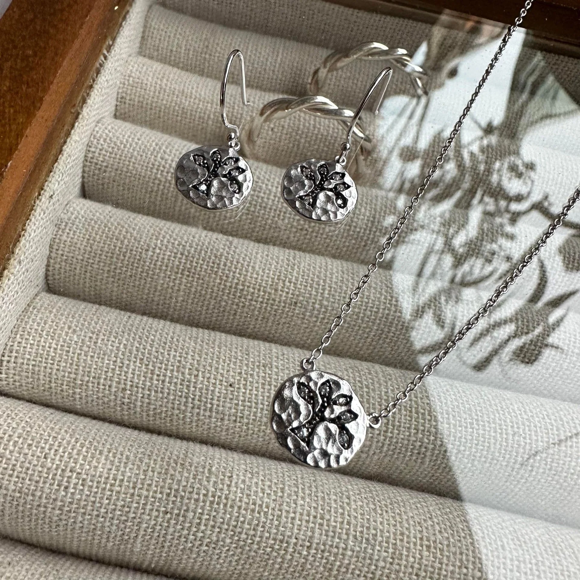 Øreringer Hjerte Sterling Silver - Image 6